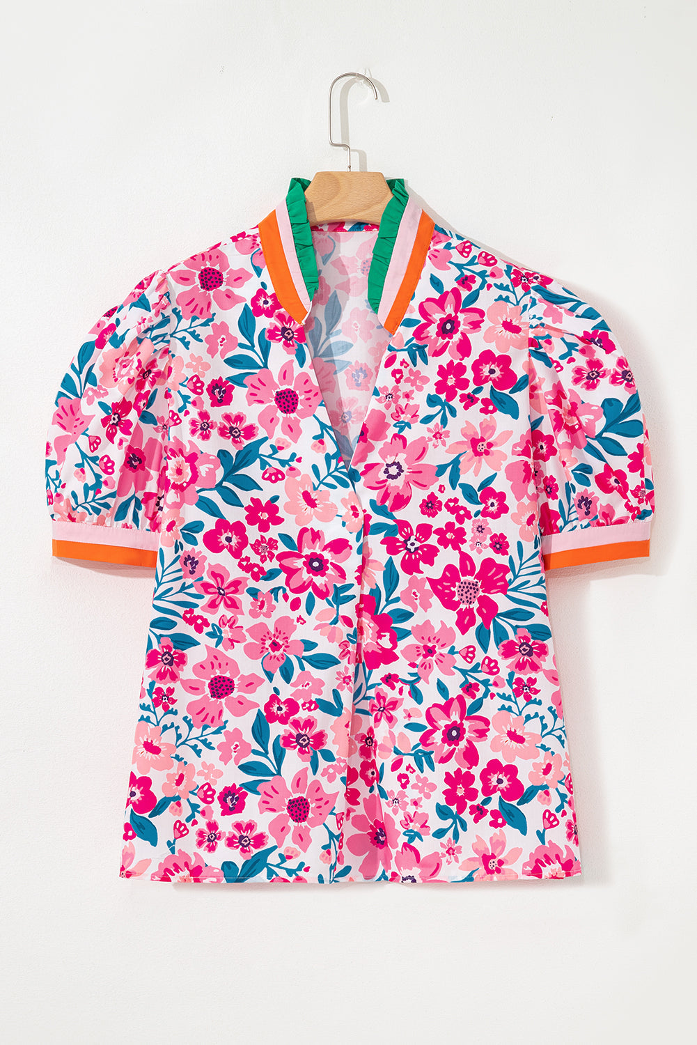 Gianna Floral Short Sleeve Blouse