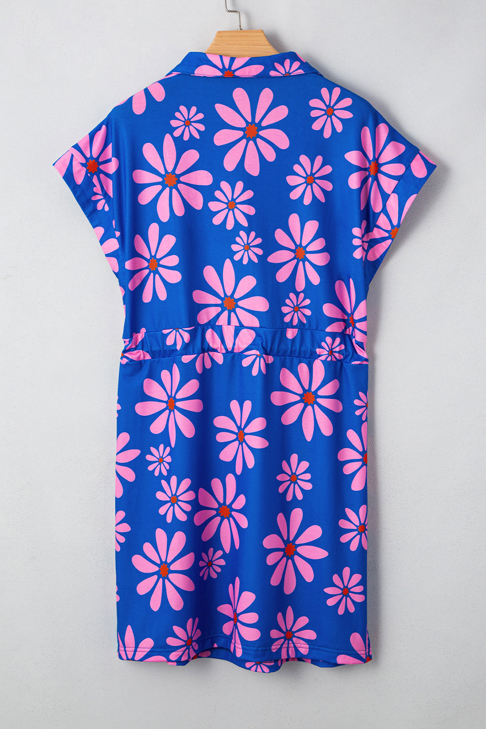 Elouise Floral Drawstring Waist Mini Dress