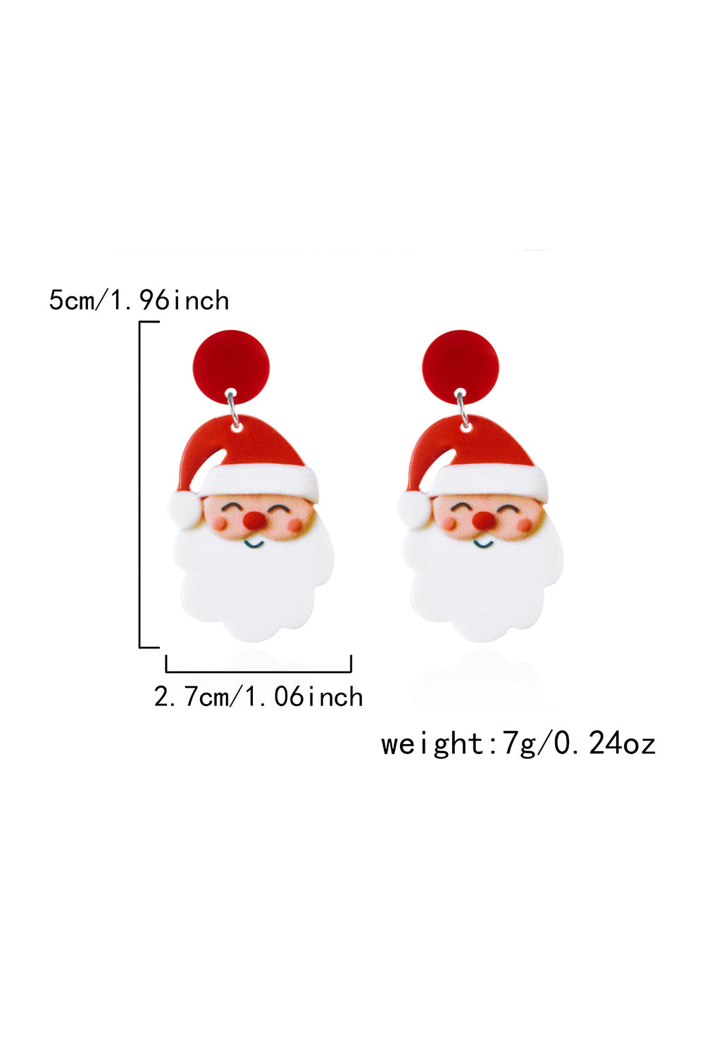 Violeta Father Christmas Dangle Earrings