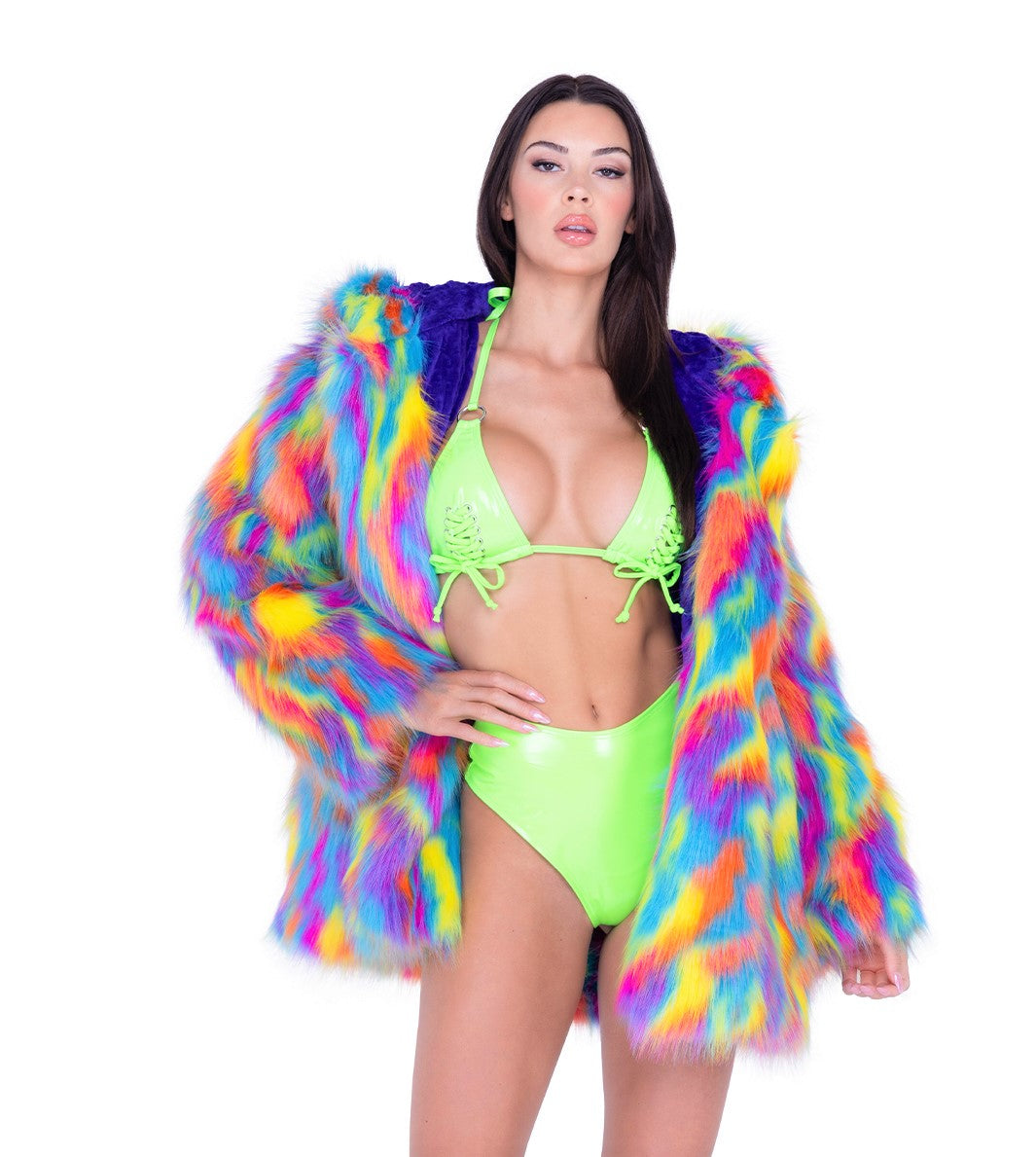 ElectroLace PVC Lace-Up Top