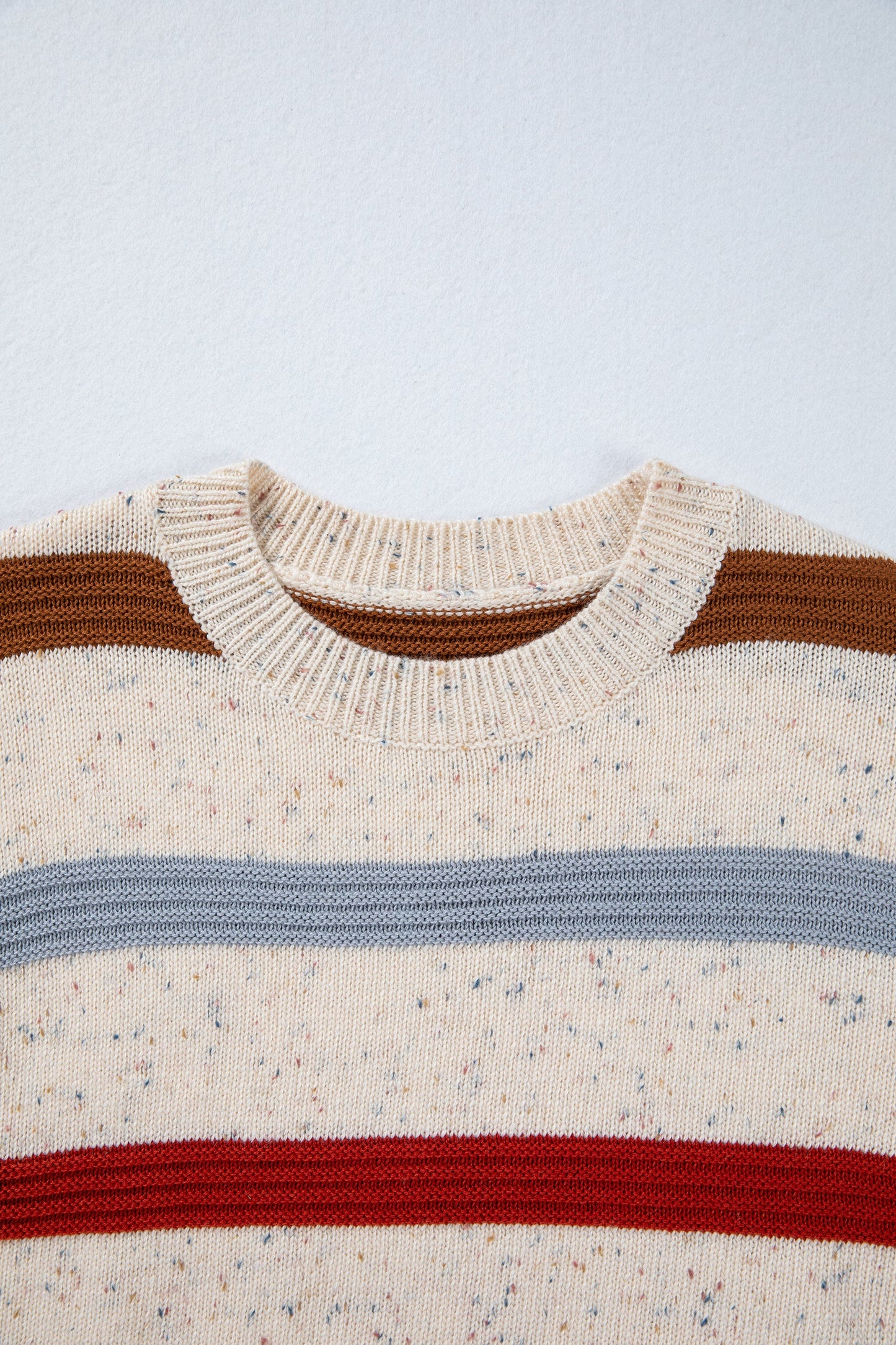 Vivienne Shoulder Heathered Knit Sweater