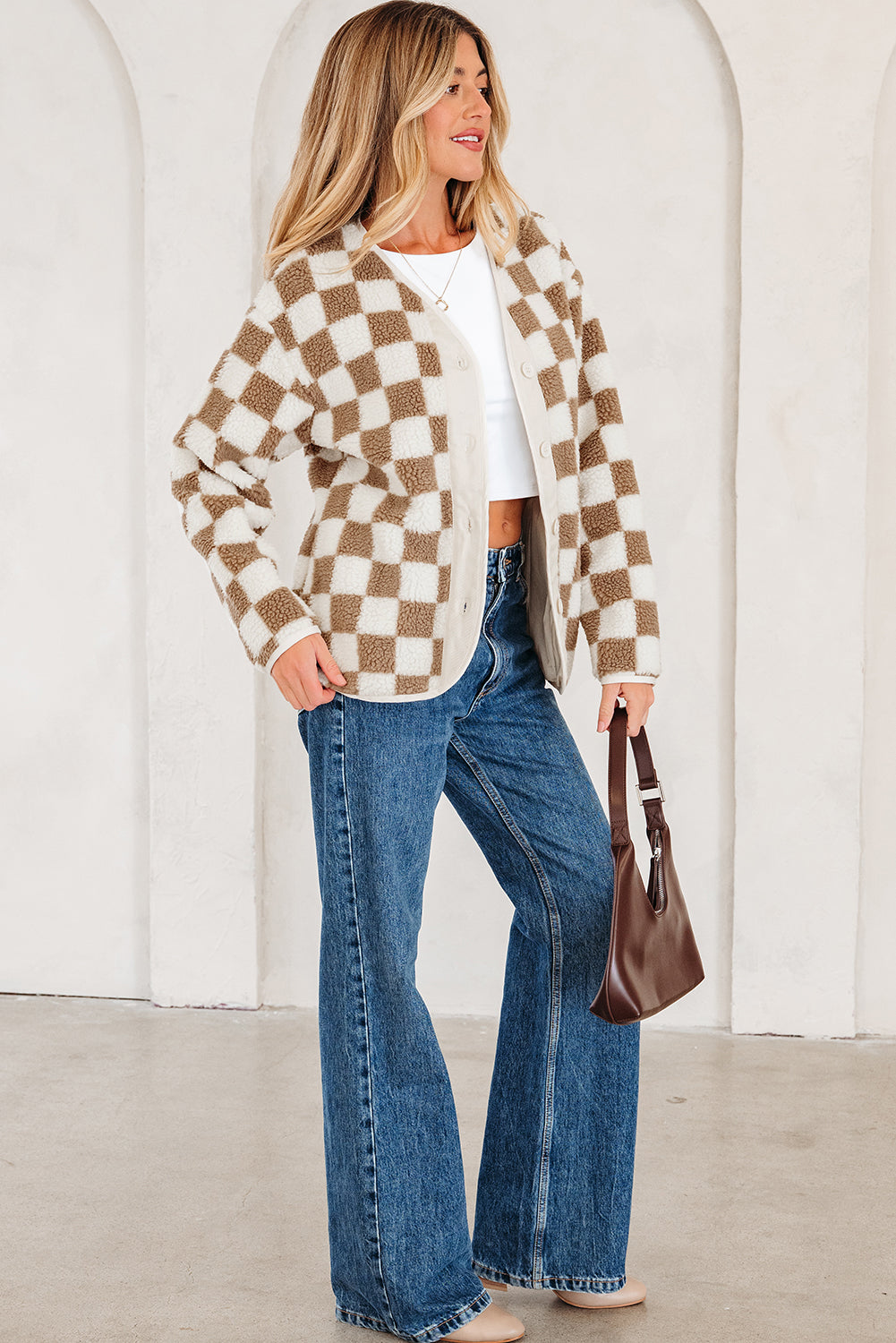Emery Sherpa Front Chunky Jacket