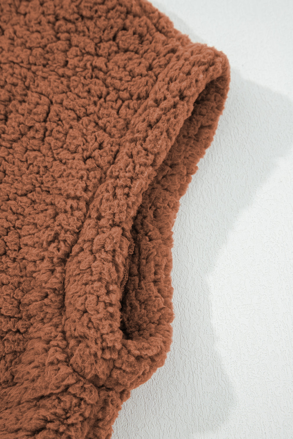 Evelyn Knot Side Plush Vest