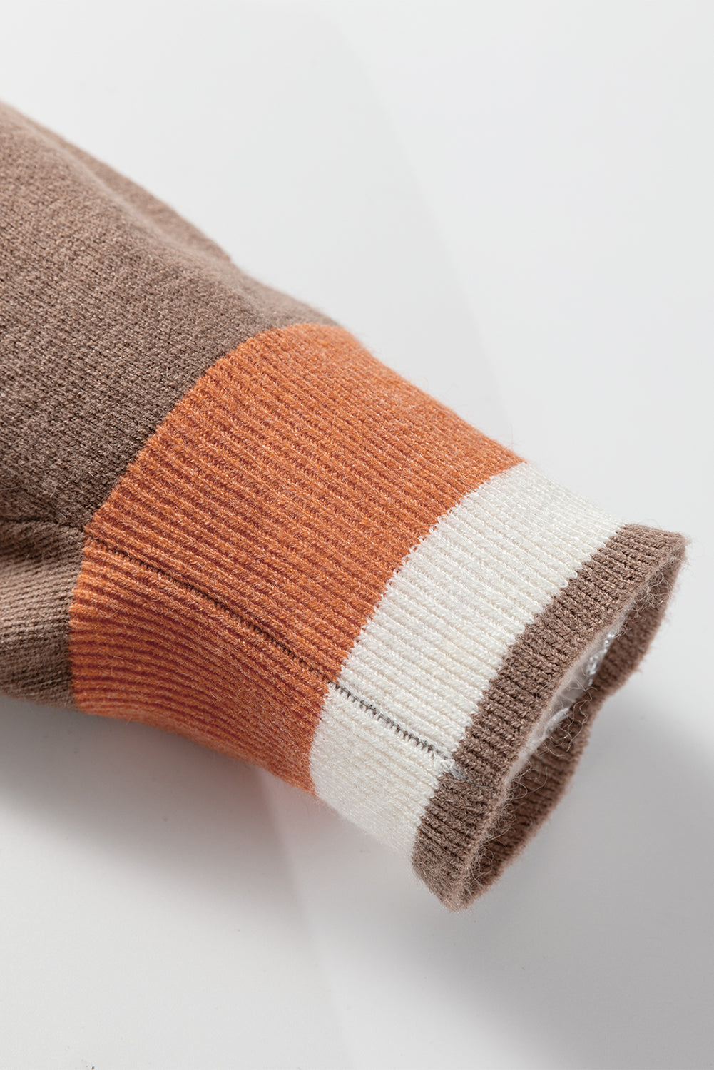 Scarlett Striped Trim Varsity Sweater