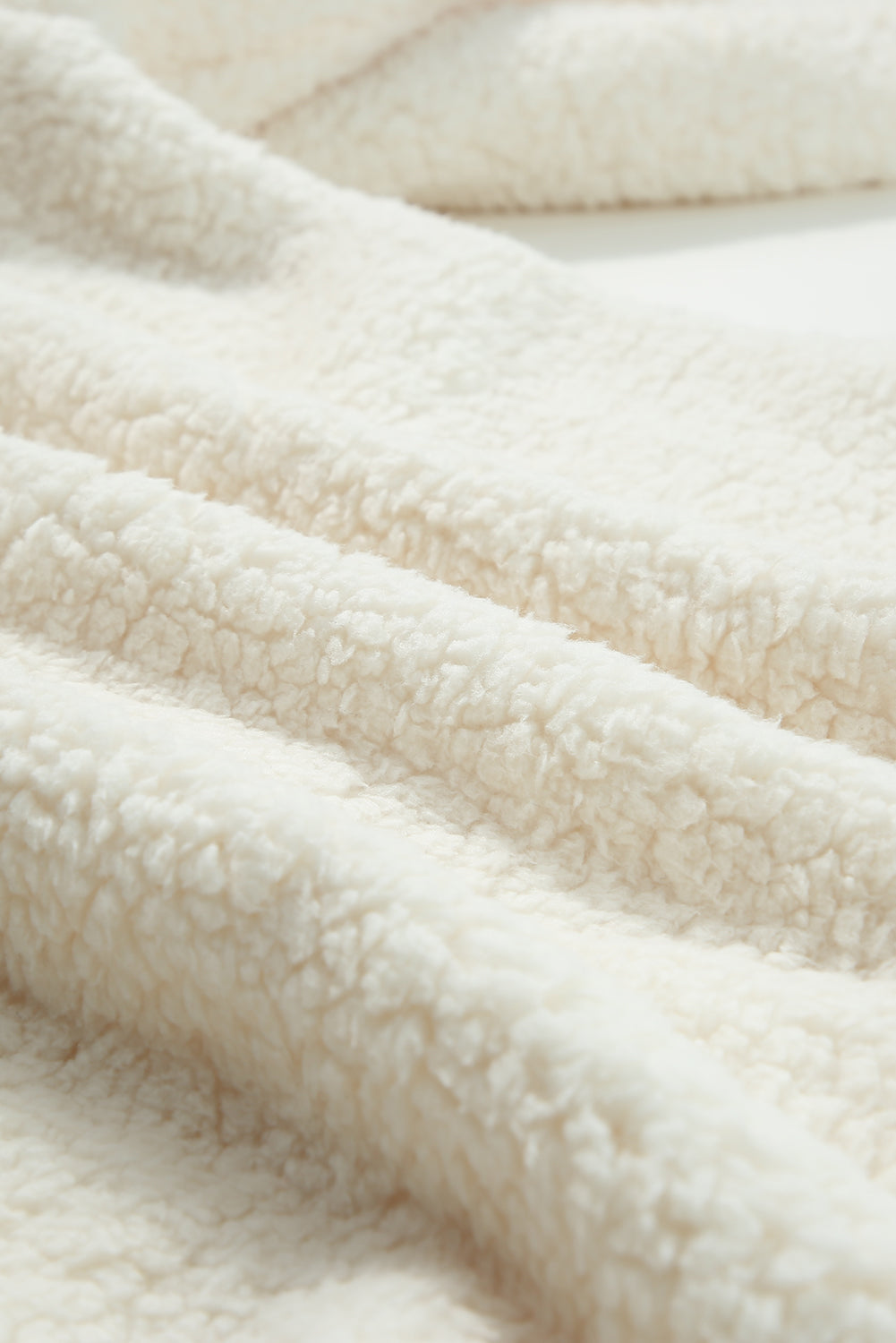 Olivia Single Breasted Teddy Coat