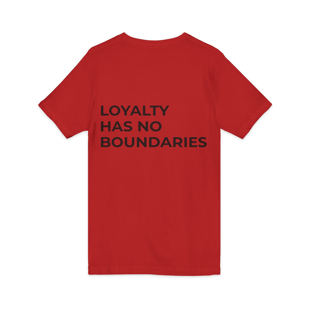 V-Neck Tee - 'Loyalty Has No Boundaries' Mermaid Logo Shirt