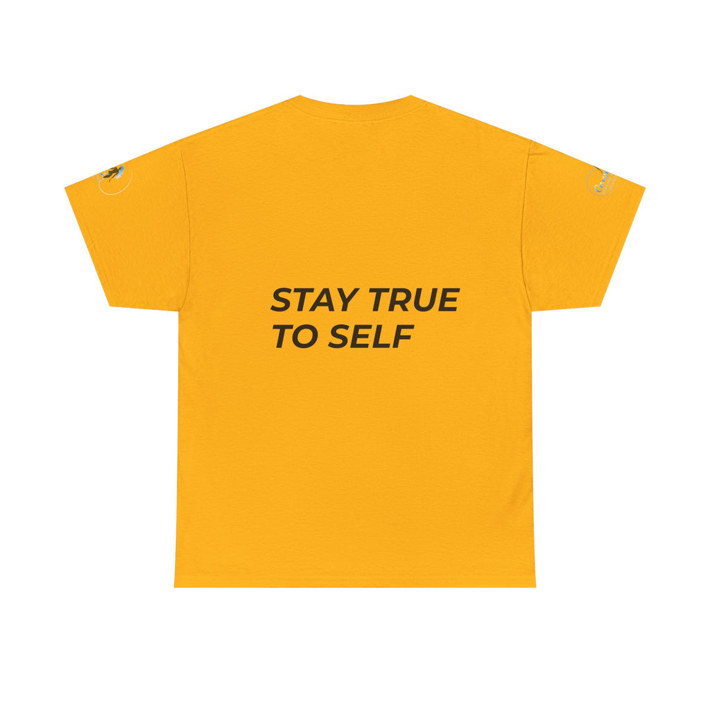 Stay True To Self Tee — Mermaid Logo Inspirational Graphic T‑Shirt