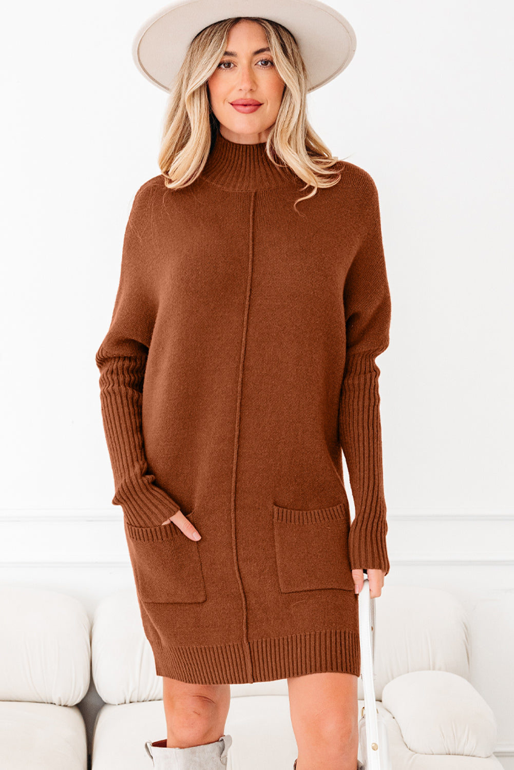 Mia Center Seam Shift Sweater