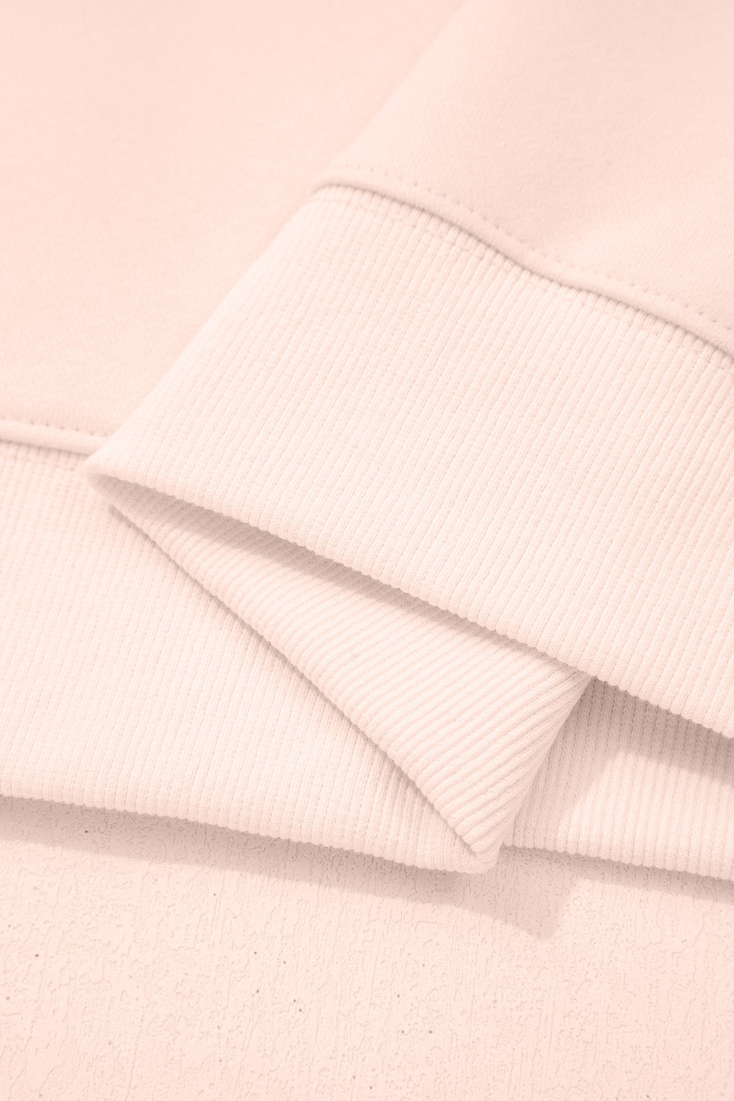 Ensley apricot Oversize Mock Sweatshirt