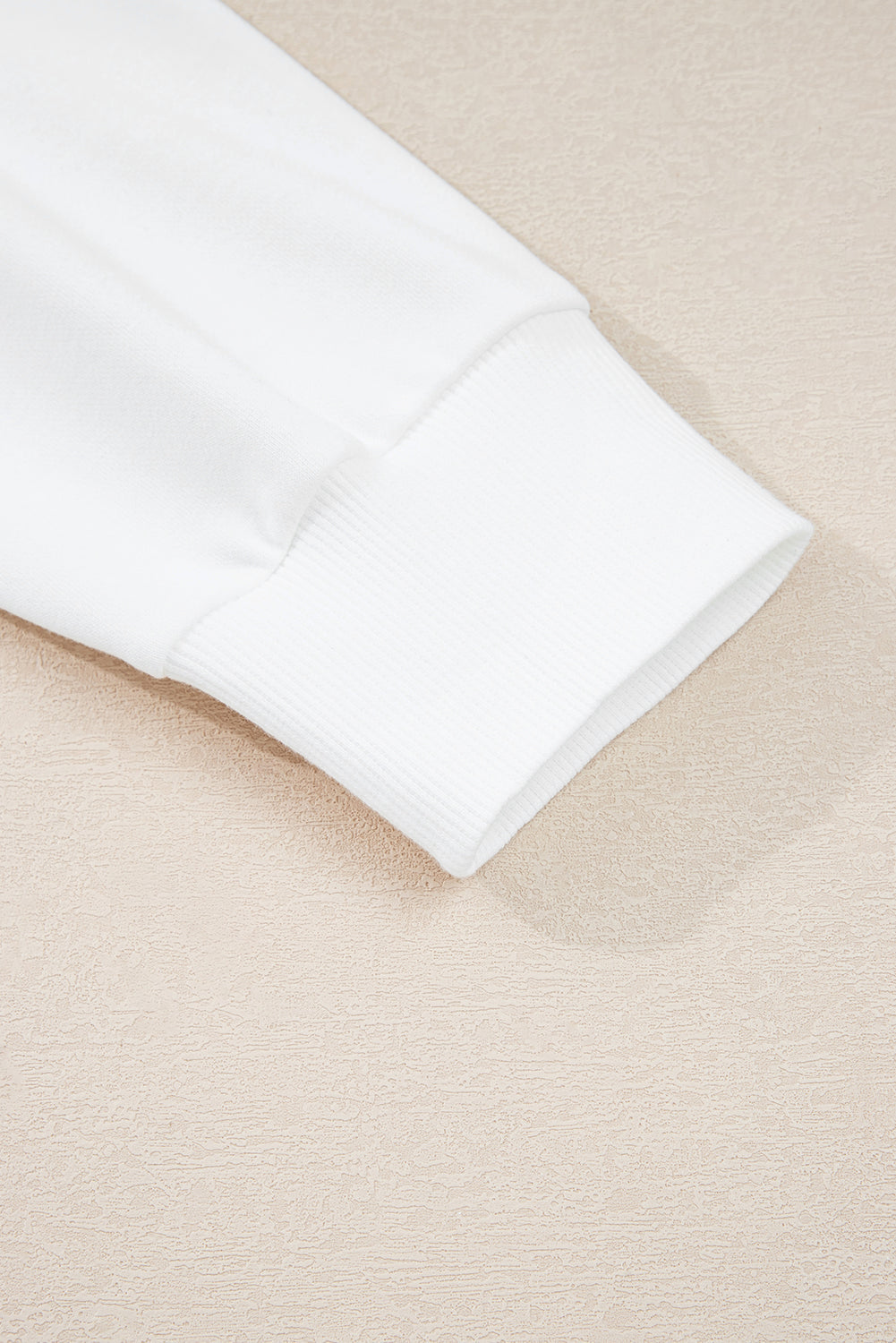 Beige Big Bow Accent Plus Size Drop Shoulder Sweatshirt