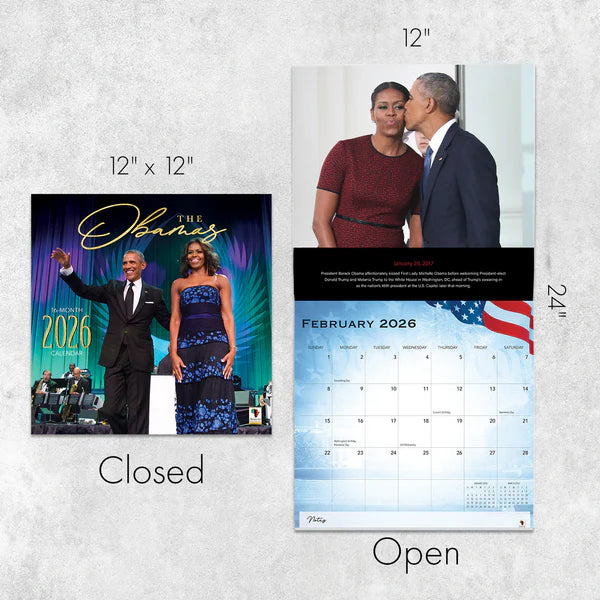 2026 The Obamas Calendar | FashionMojos.com