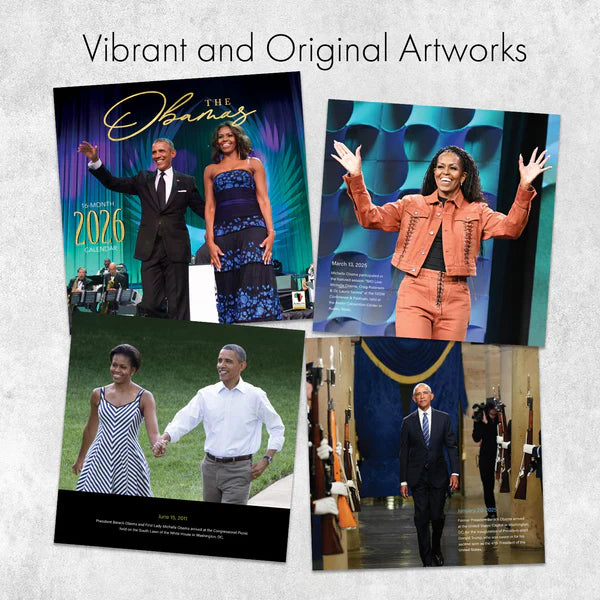 2026 The Obamas Calendar | FashionMojos.com