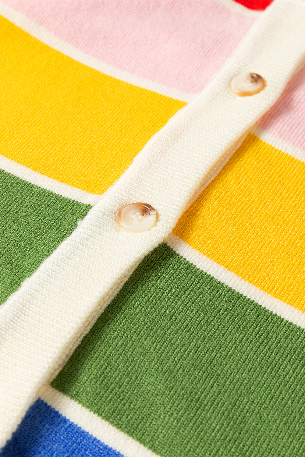 Michaela Colorful Pattern Front Sweater