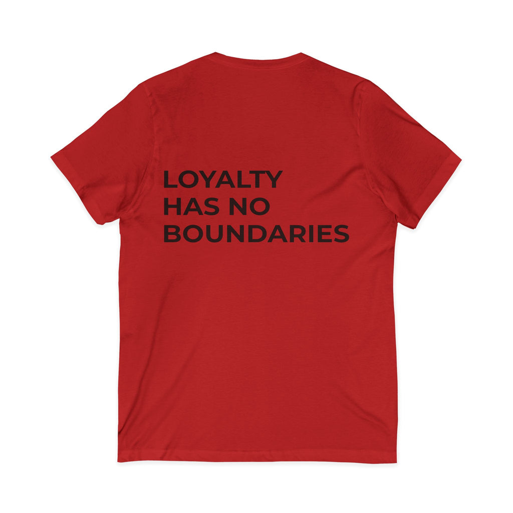 V-Neck Tee - 'Loyalty Has No Boundaries' Mermaid Logo Shirt
