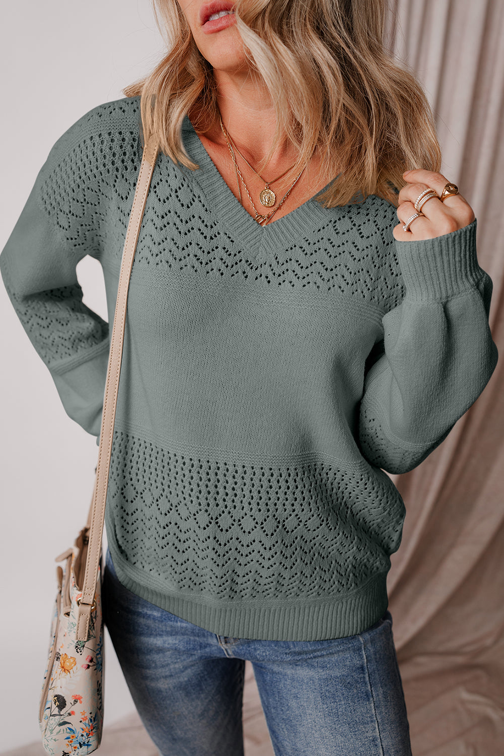 Avery Detail Drop Shoulder Sweater