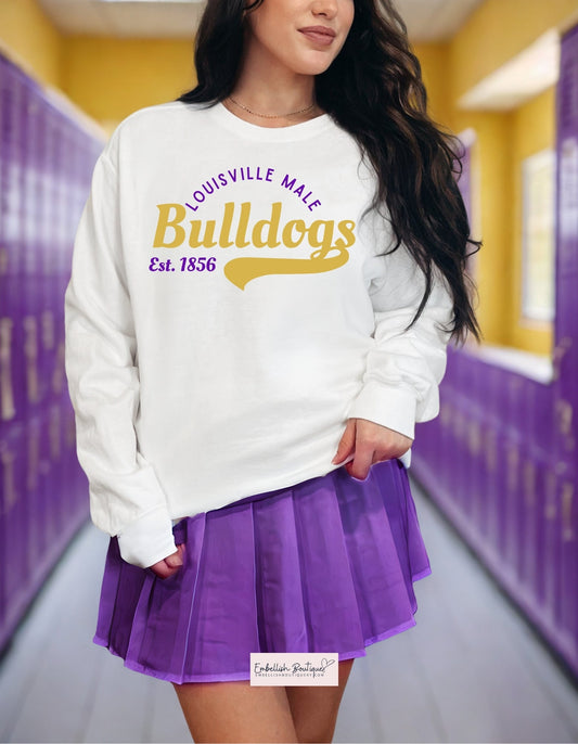 Male High Bulldogs -  est tee, sweatshirt or hoodie