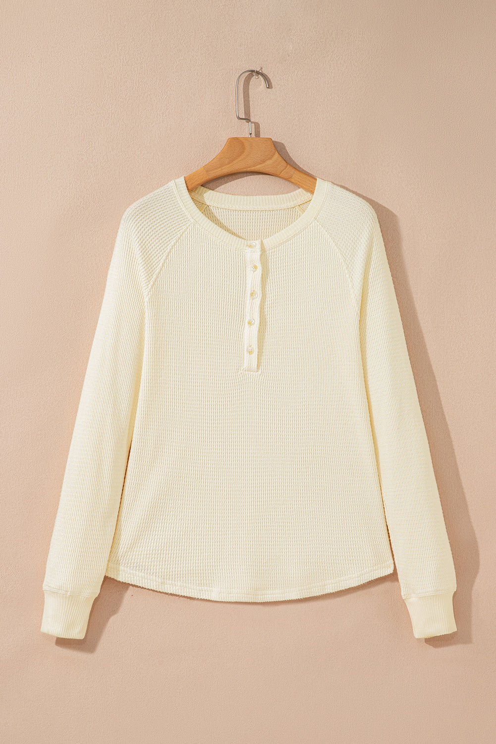 Soleil Knit Half Henley Top