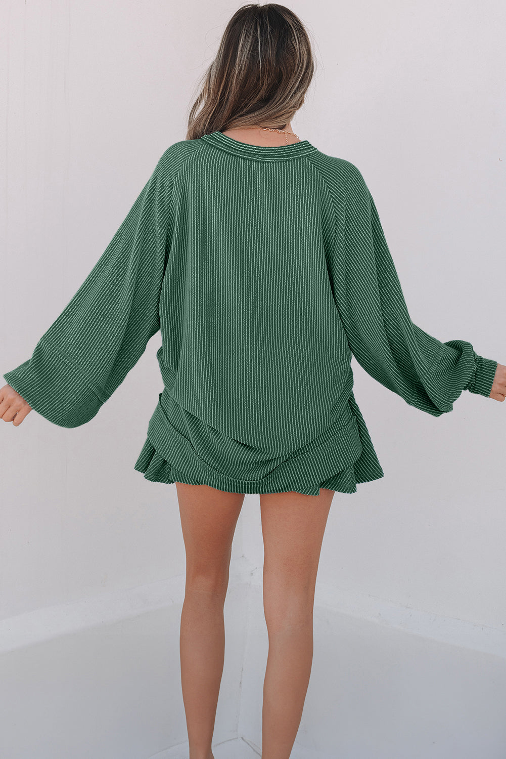 Scarlett Corded Lantern Sleeve Top