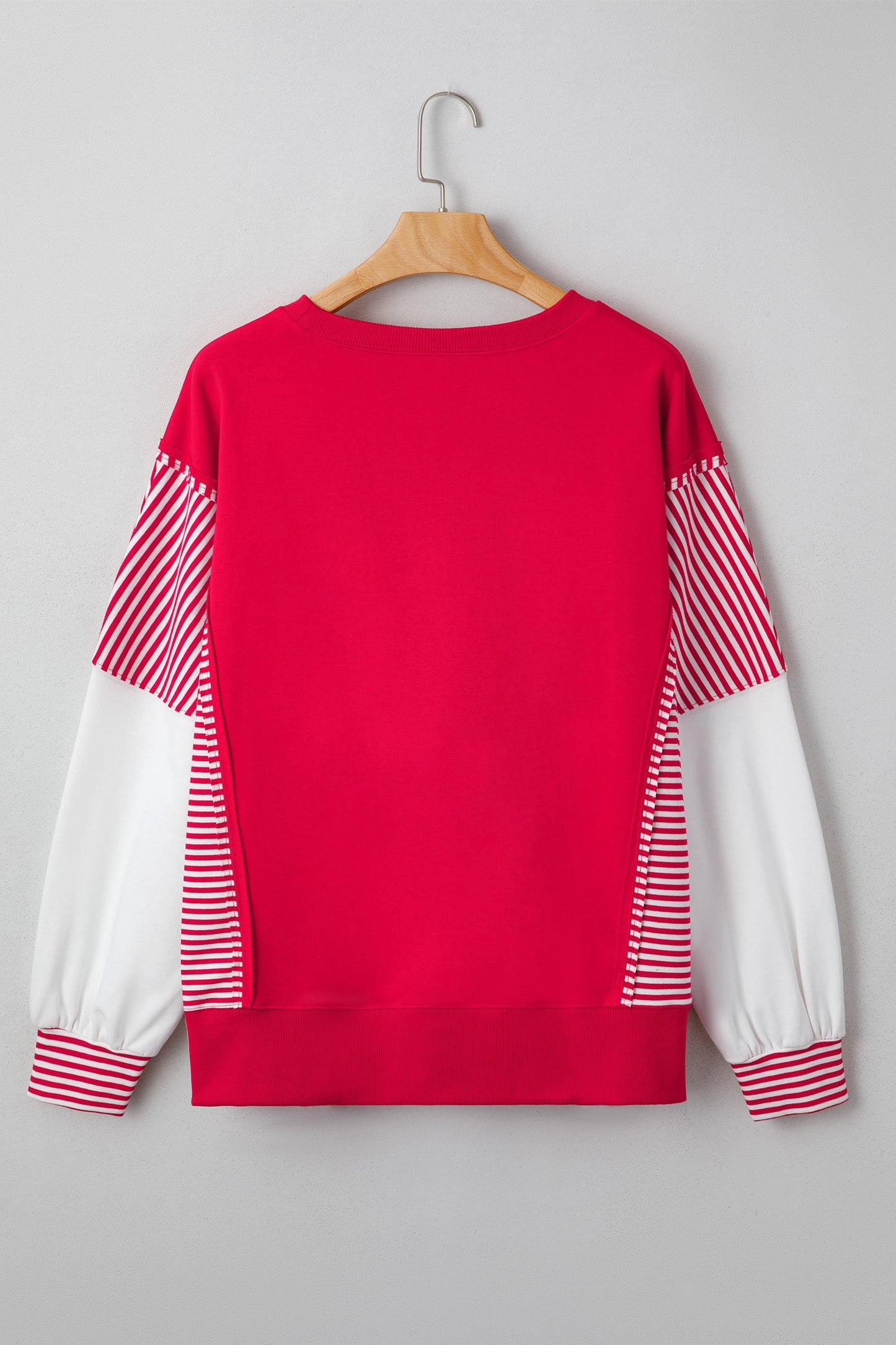 Aaliyah Patchwork Sleeve Colorblock Sweatshirt