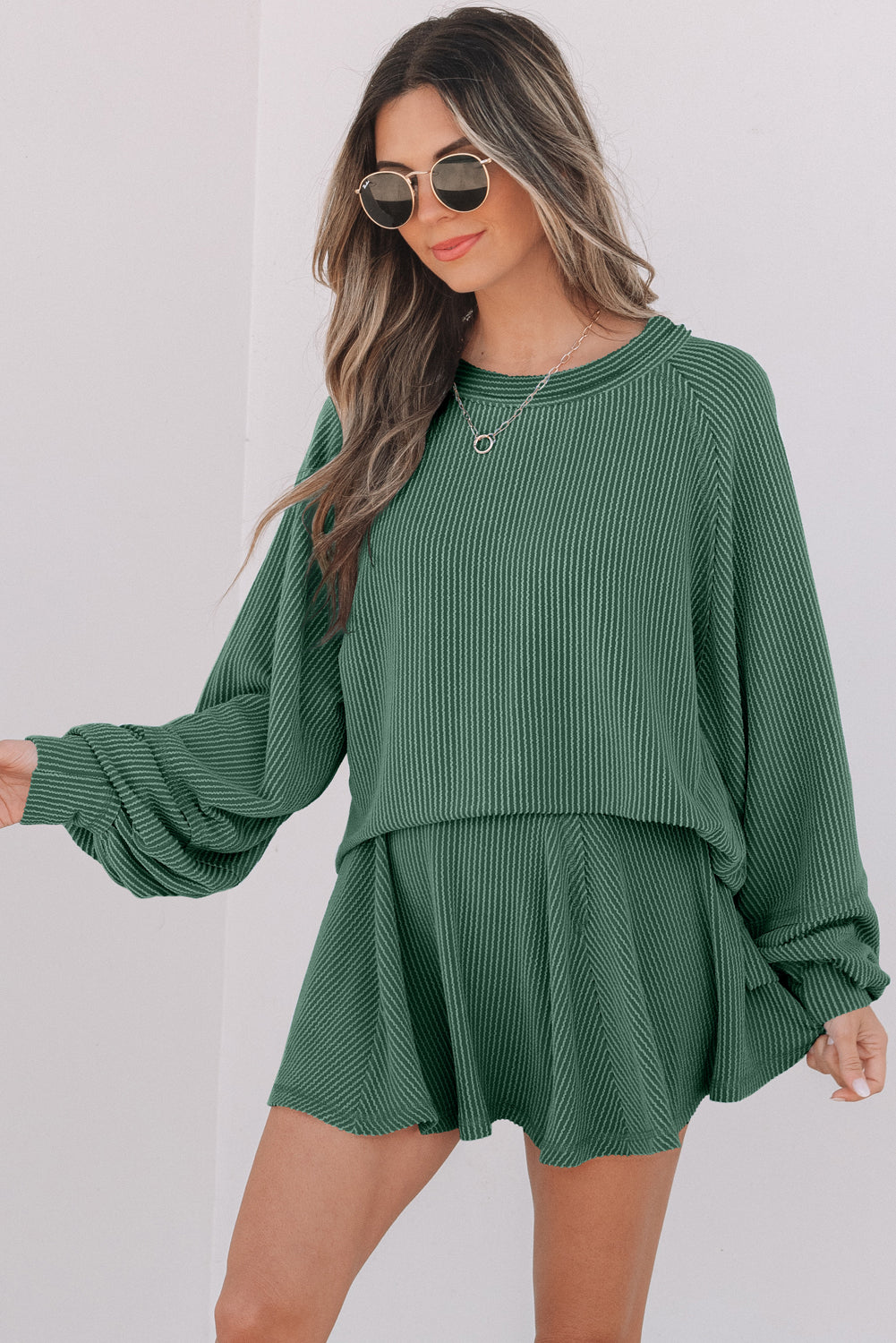 Scarlett Corded Lantern Sleeve Top