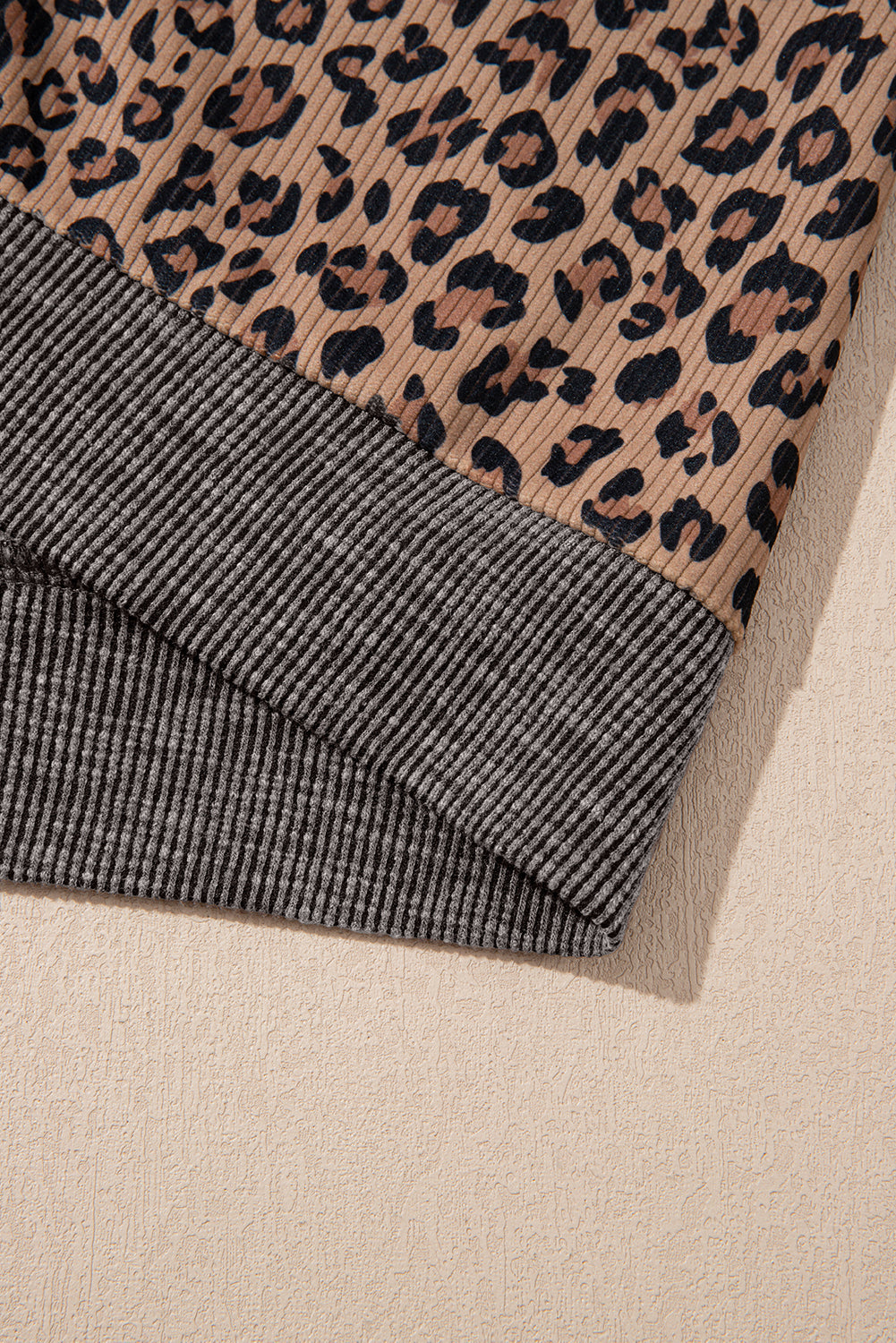 April Collar Zip Hooded Pullover