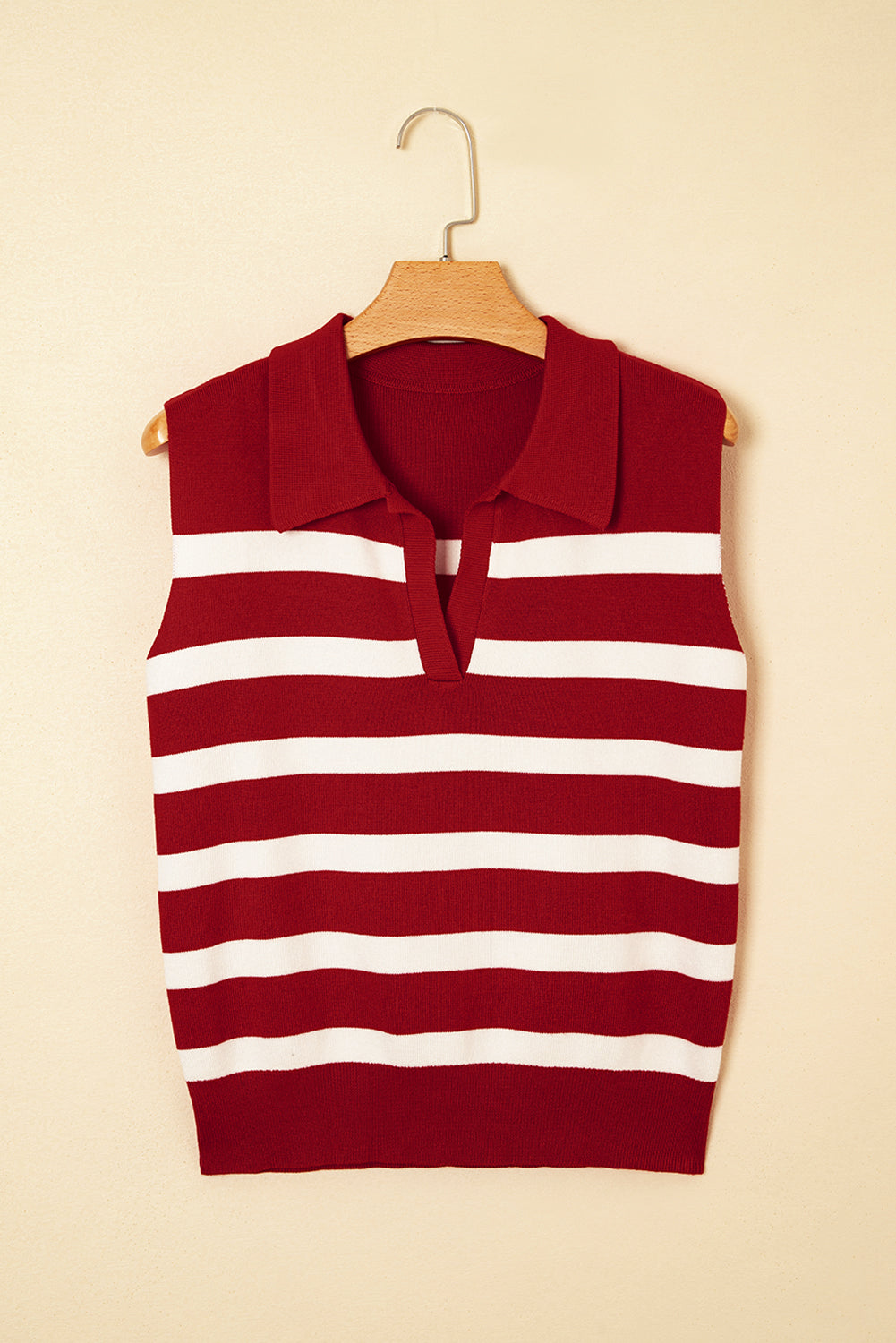Ariya Stripe Collared Sweater