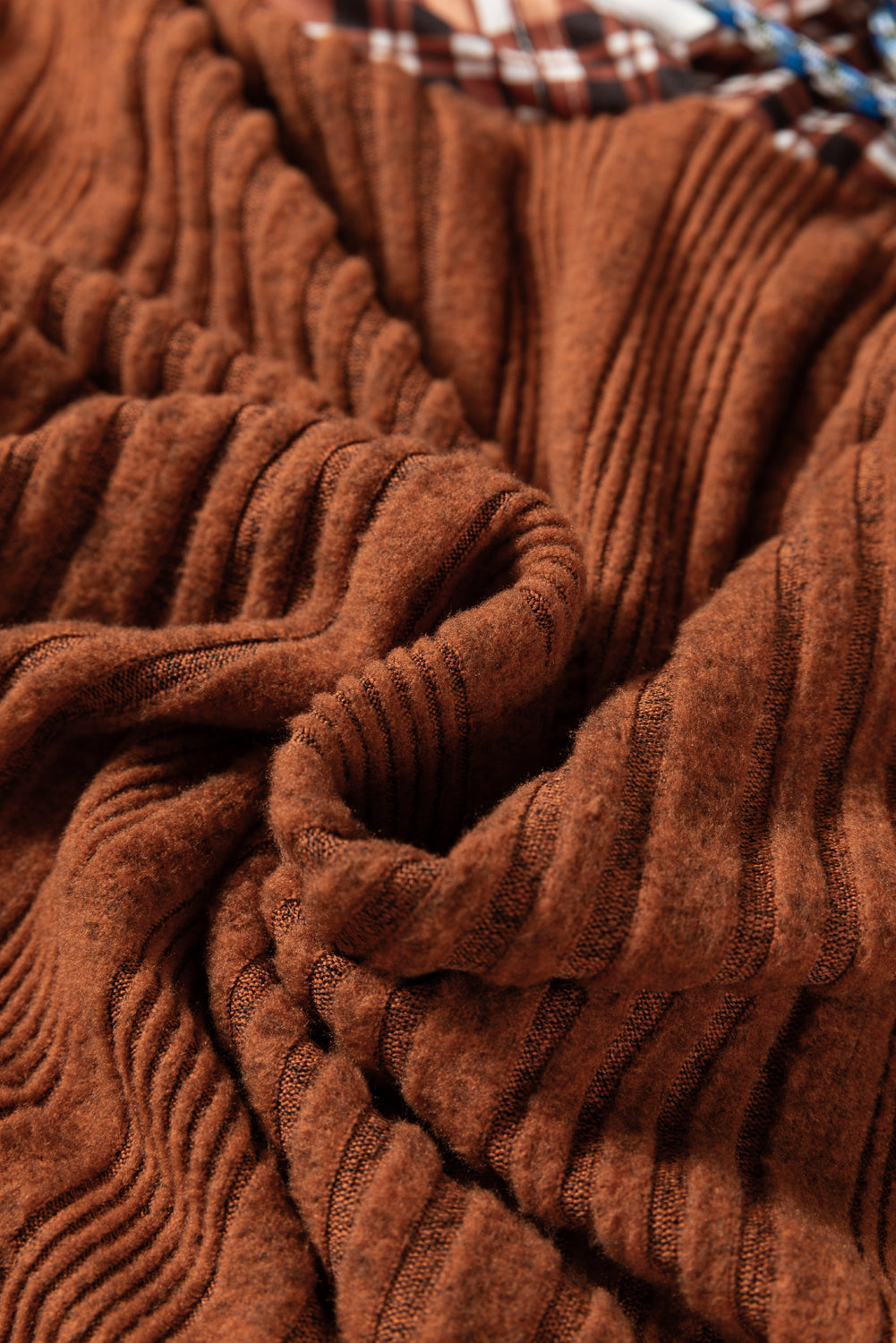 Mya Knit Drawstring Hooded Top