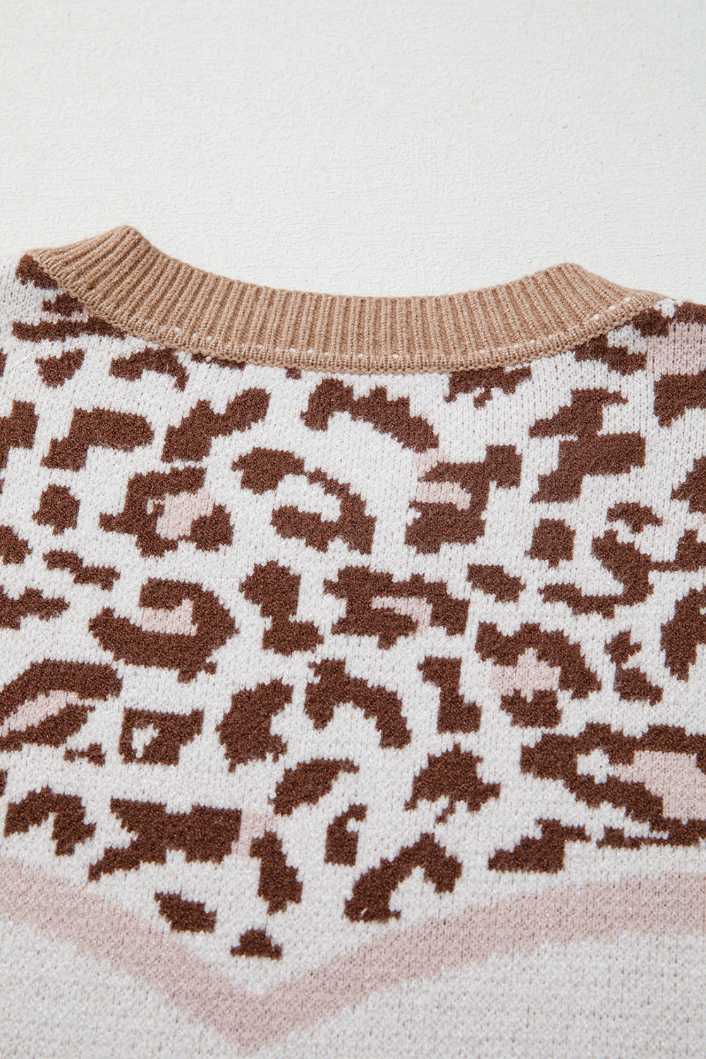 Eliana Block Knit Baggy Sweater