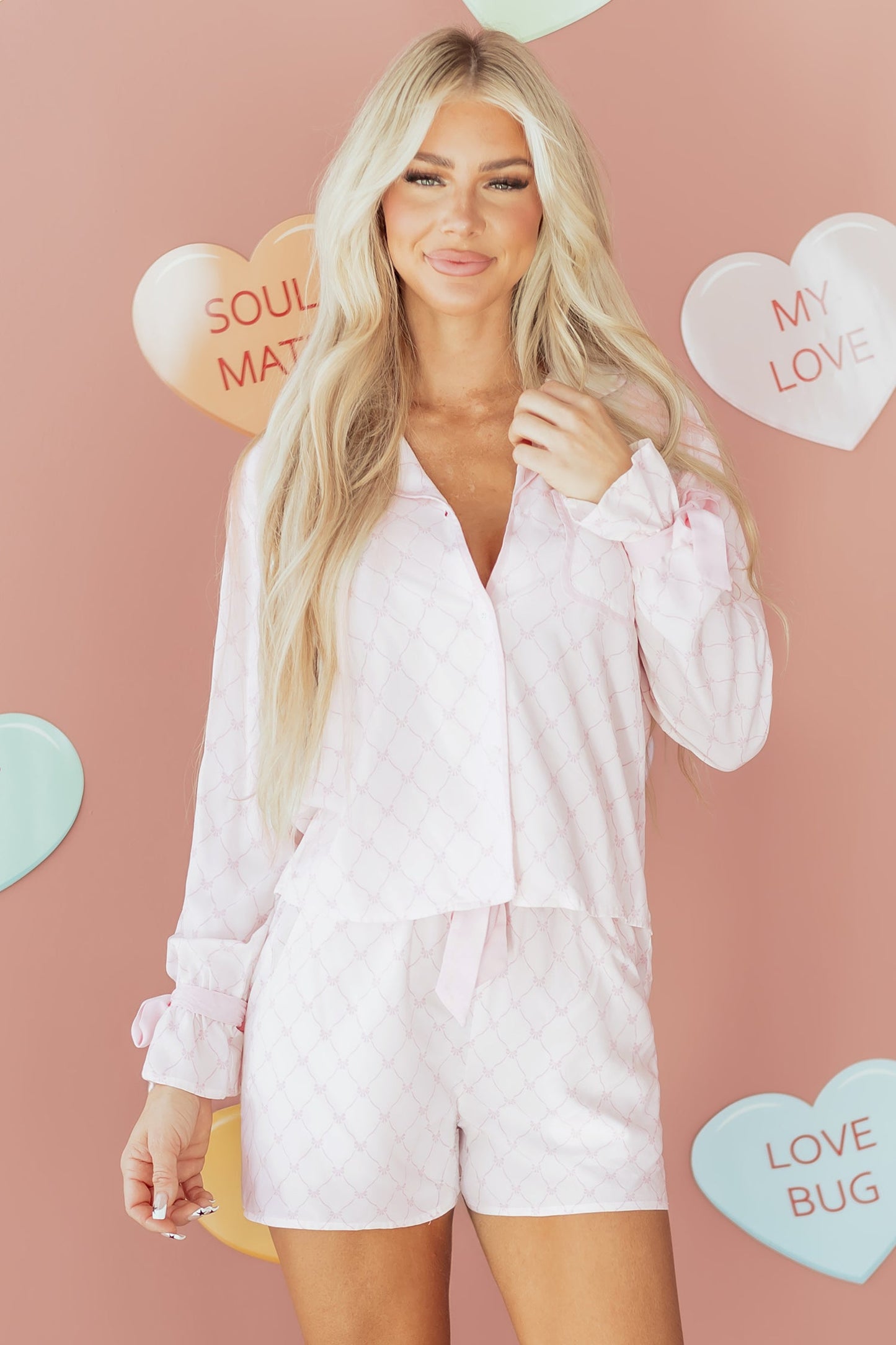 Talia Ties 2pcs Pajama Set