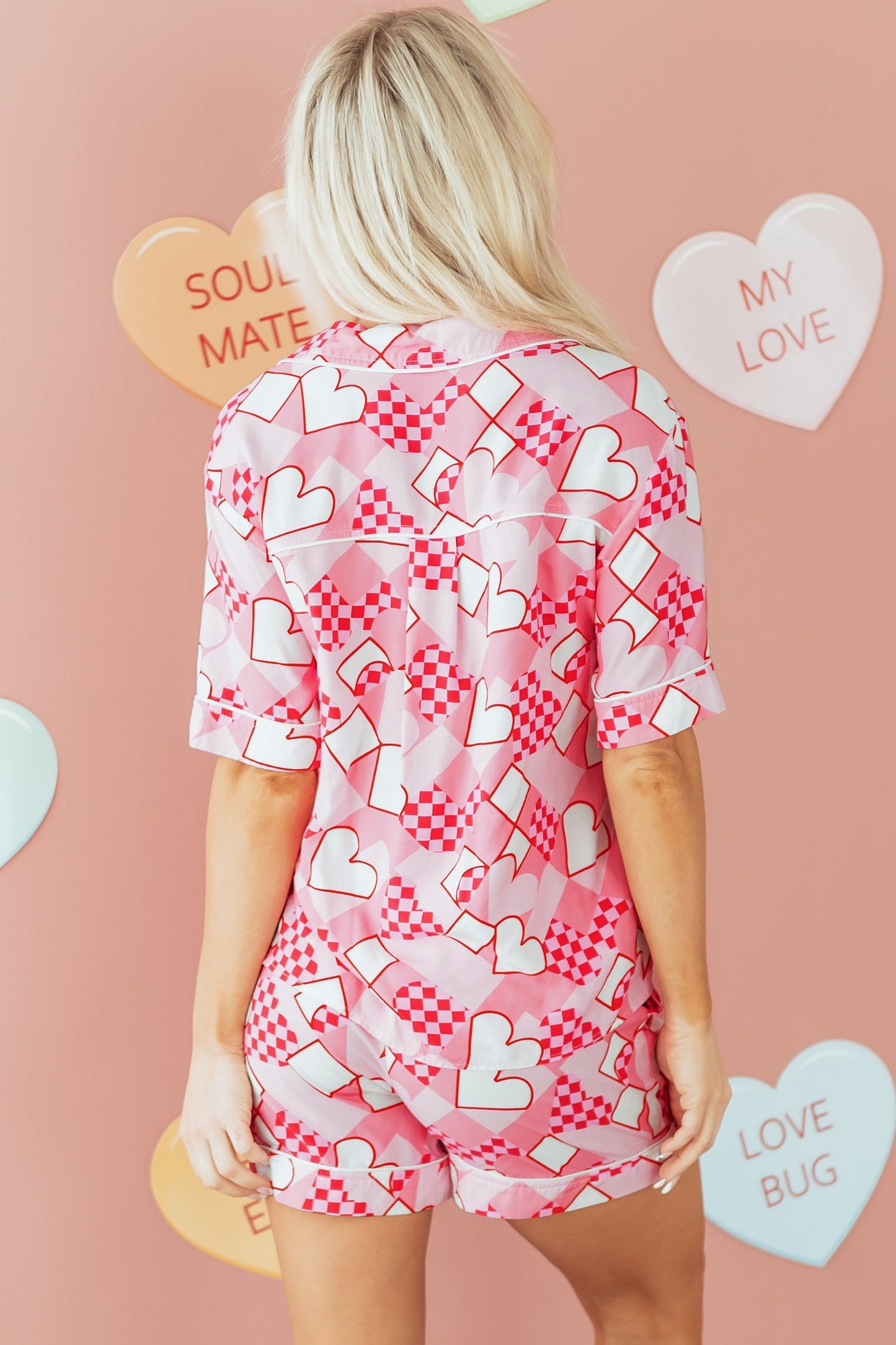 Rhea Heart Print Shirt