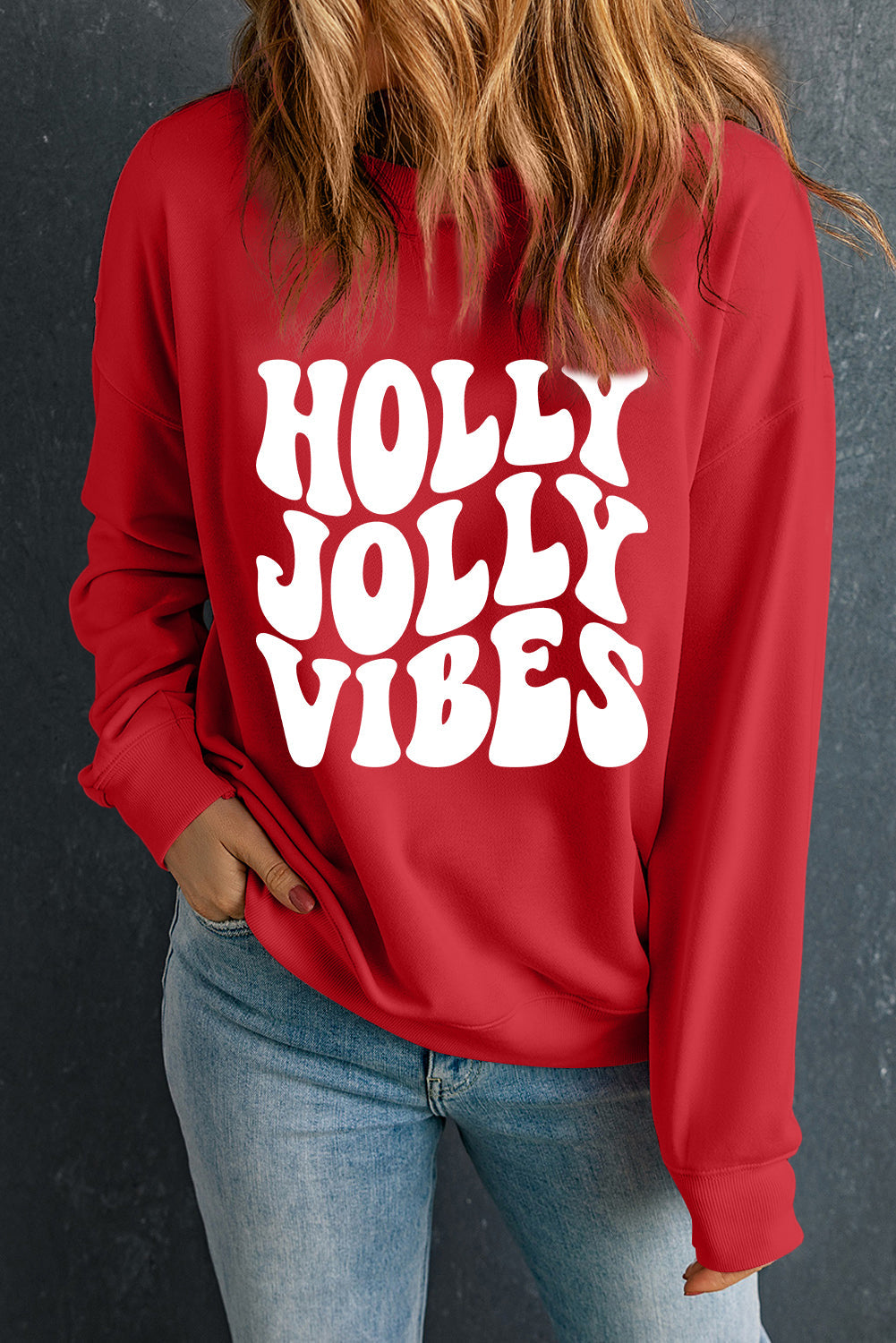 Scarlett Graphic Crewneck Christmas Sweatshirt