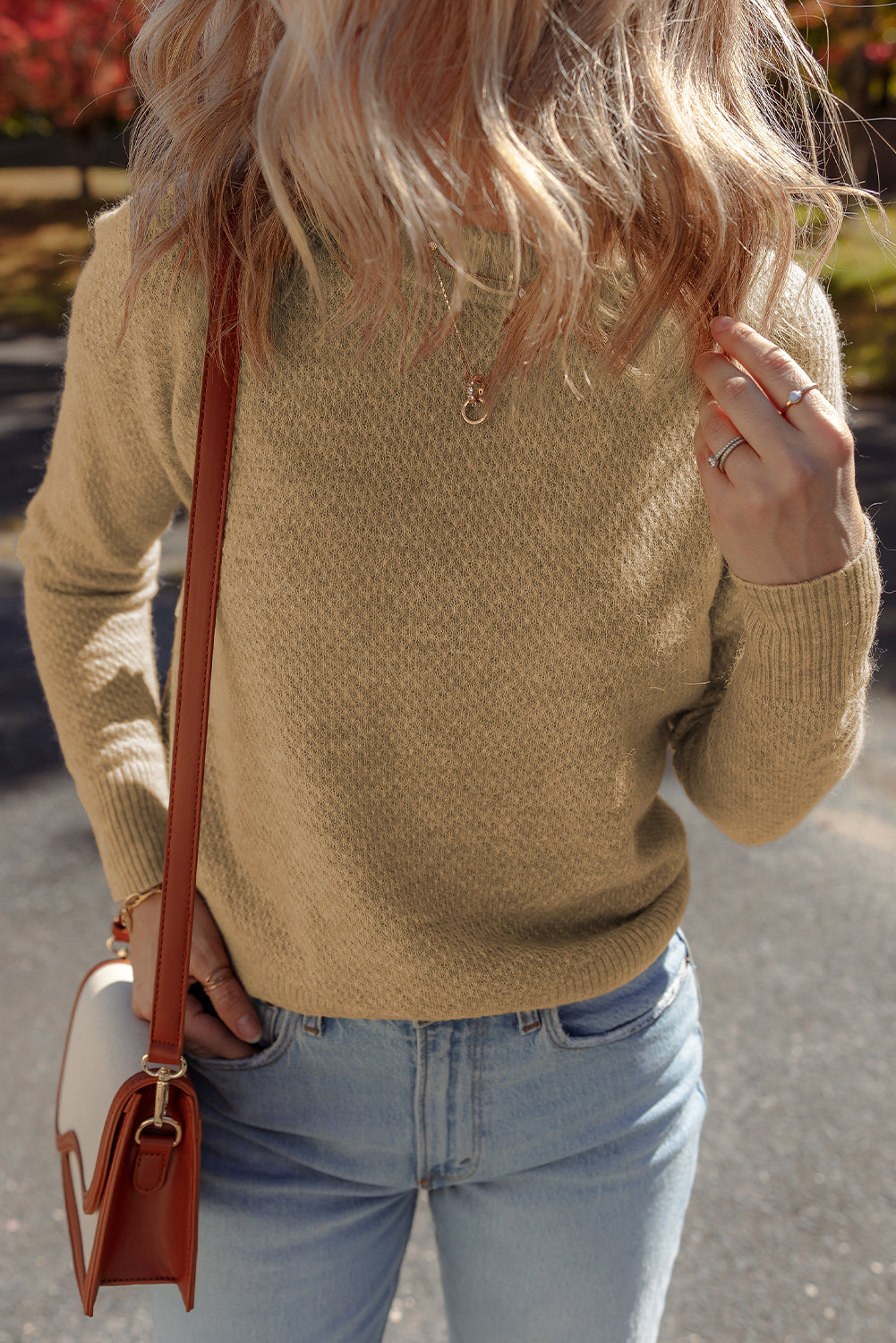 Nina Knit Casual Fitted Sweater