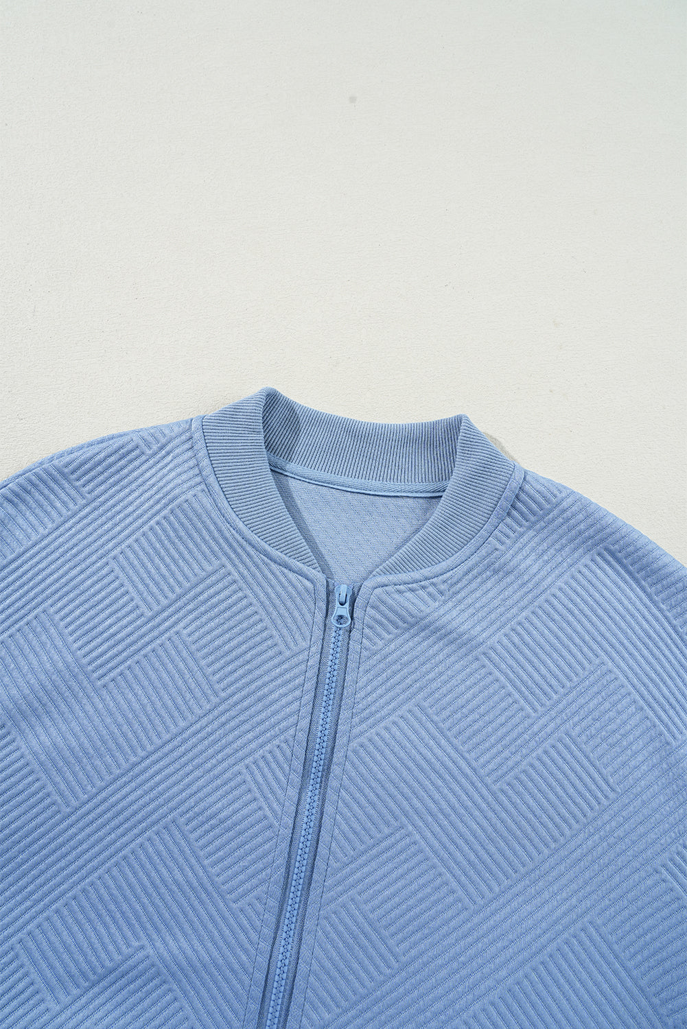 Nylah Stand Zipper Bomber Jacket