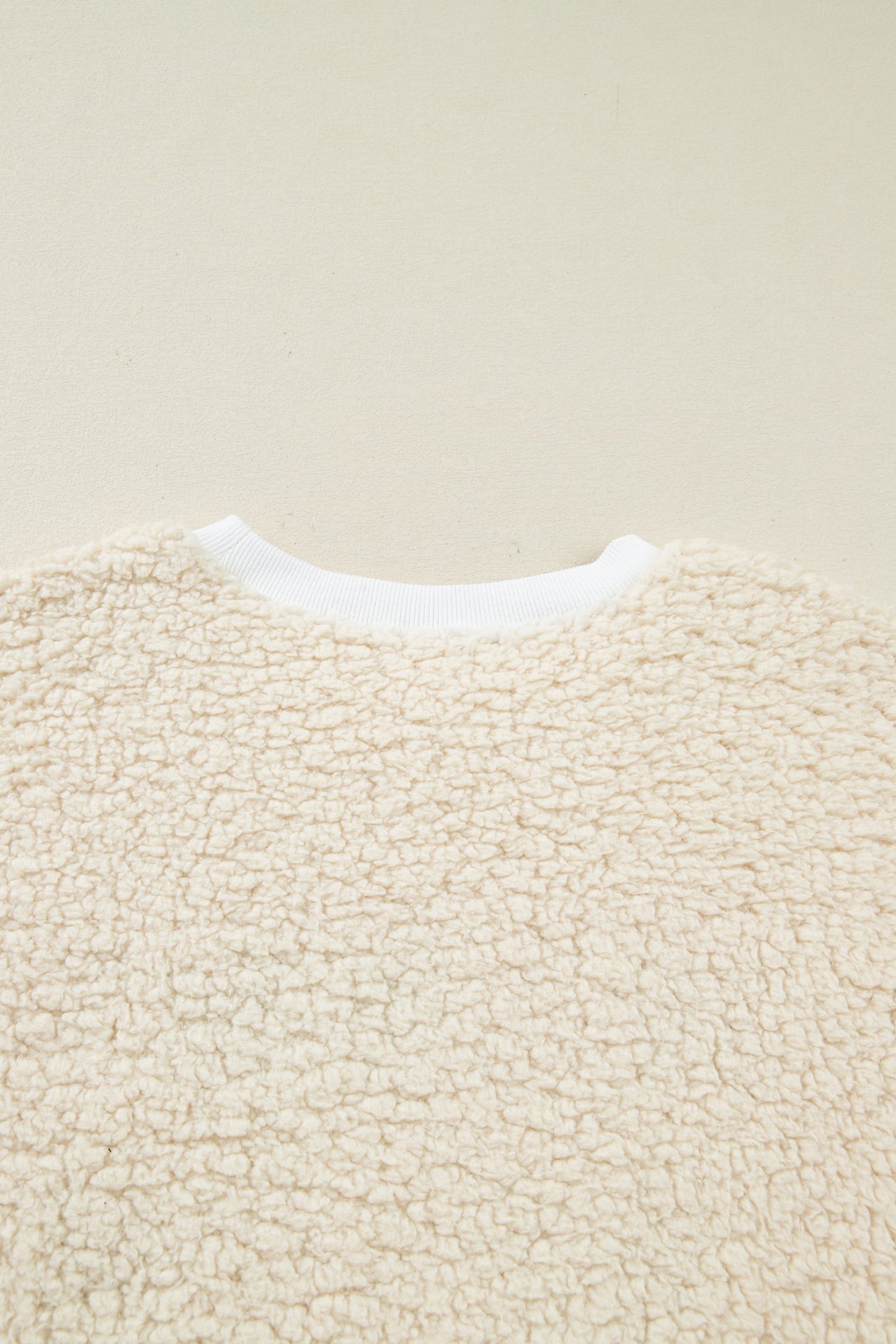 Ensley Christmas Embroidered Sherpa Pullover