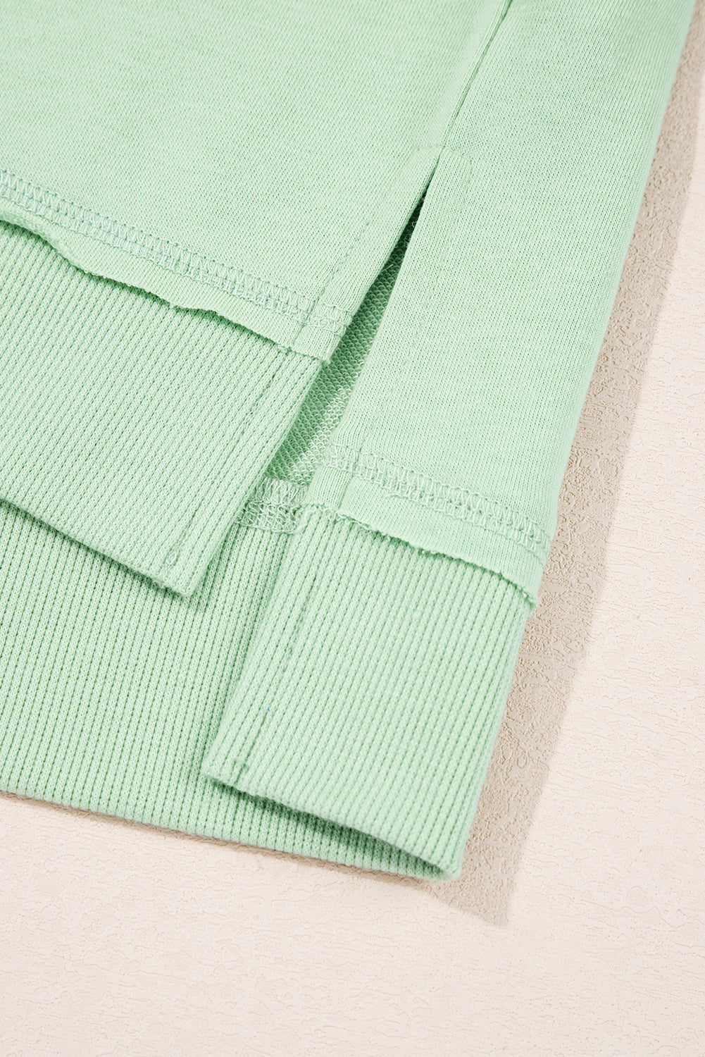 Emberly Patchwork Half Hooded Pullover