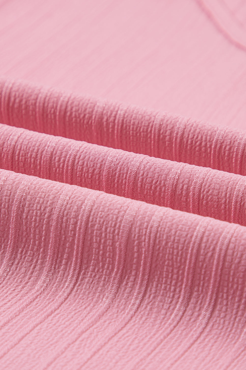 Capri Ruffled Half Sleeve V Neck Textured Top