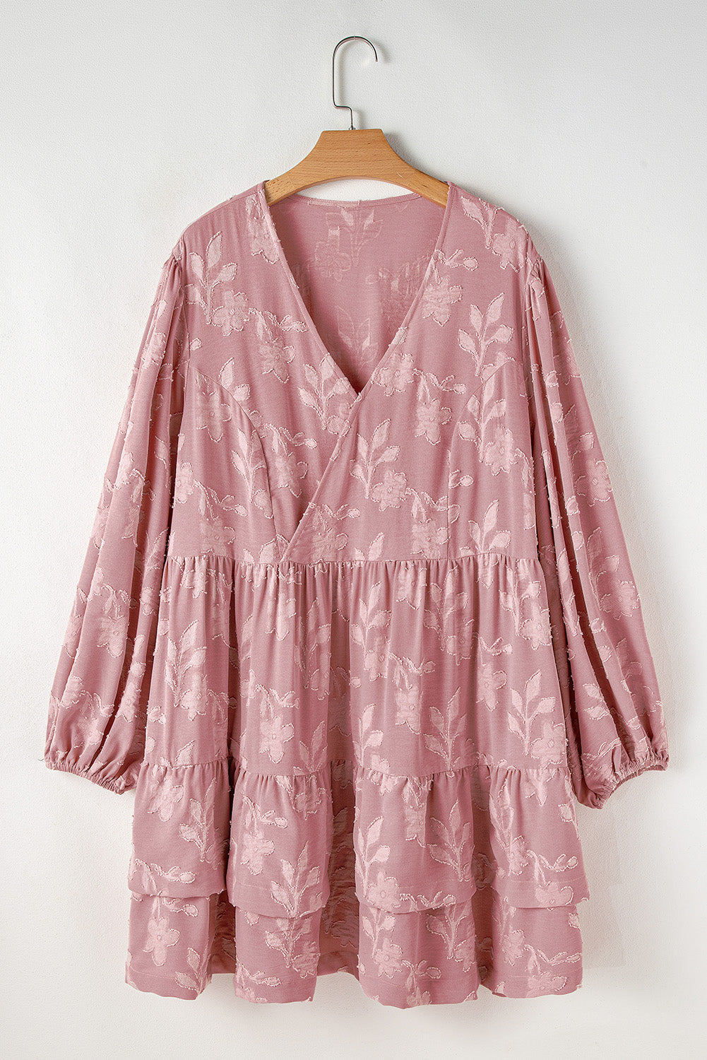 Miracle Surplice Tiered Ruffled PLUS Dress