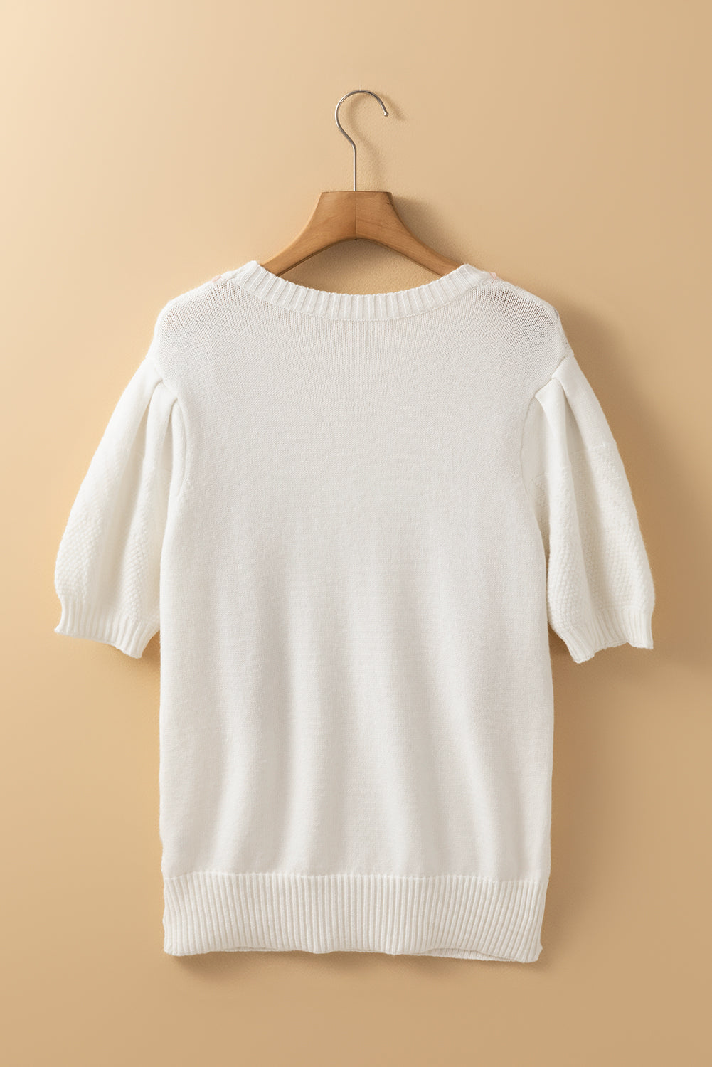 Nova Knit Short Sleeve Sweater