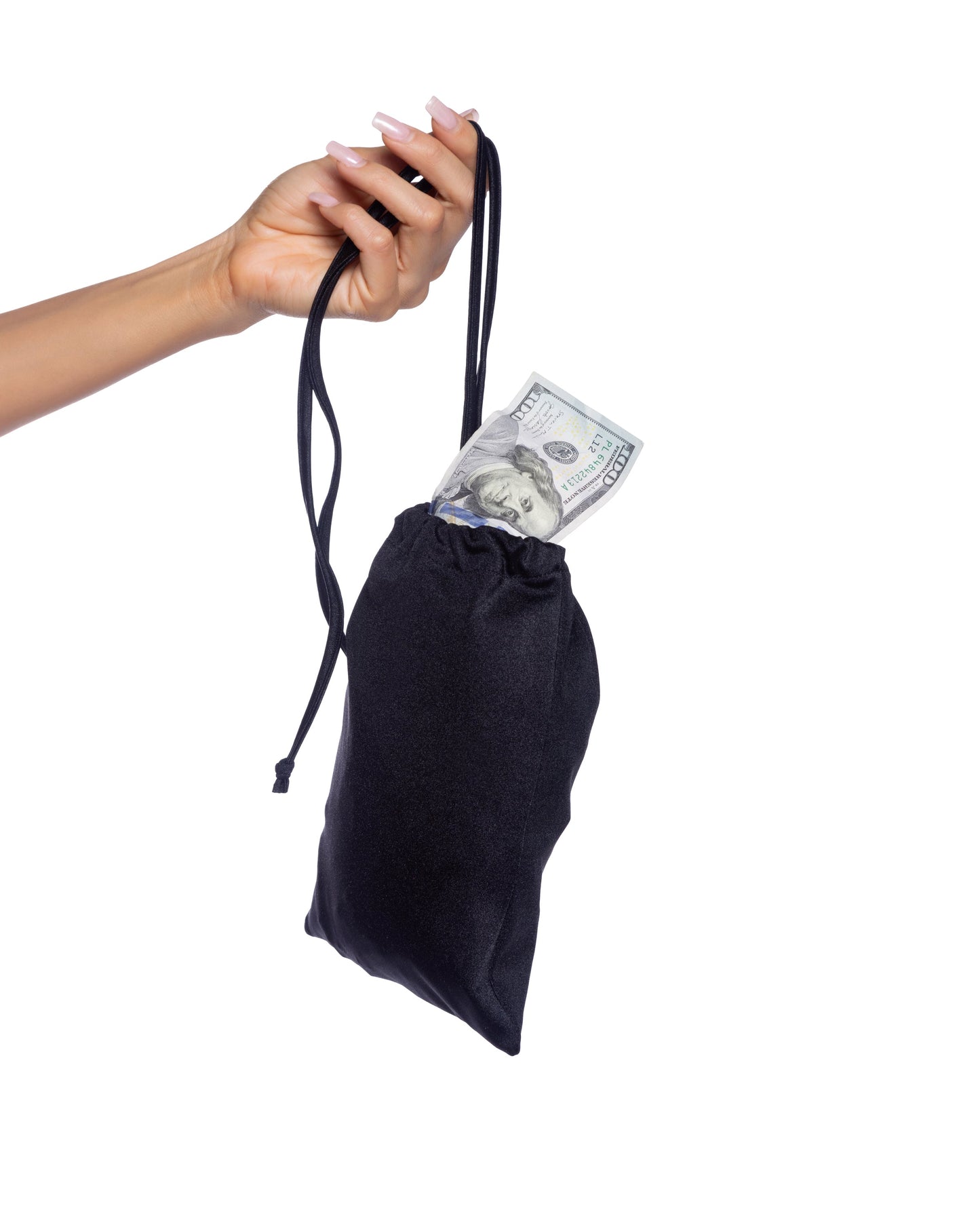Spandex Iridescent Money Bag
