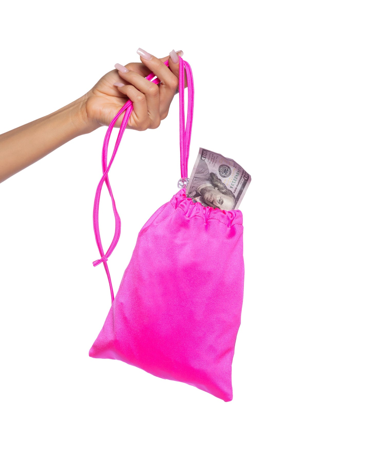 Spandex Iridescent Money Bag