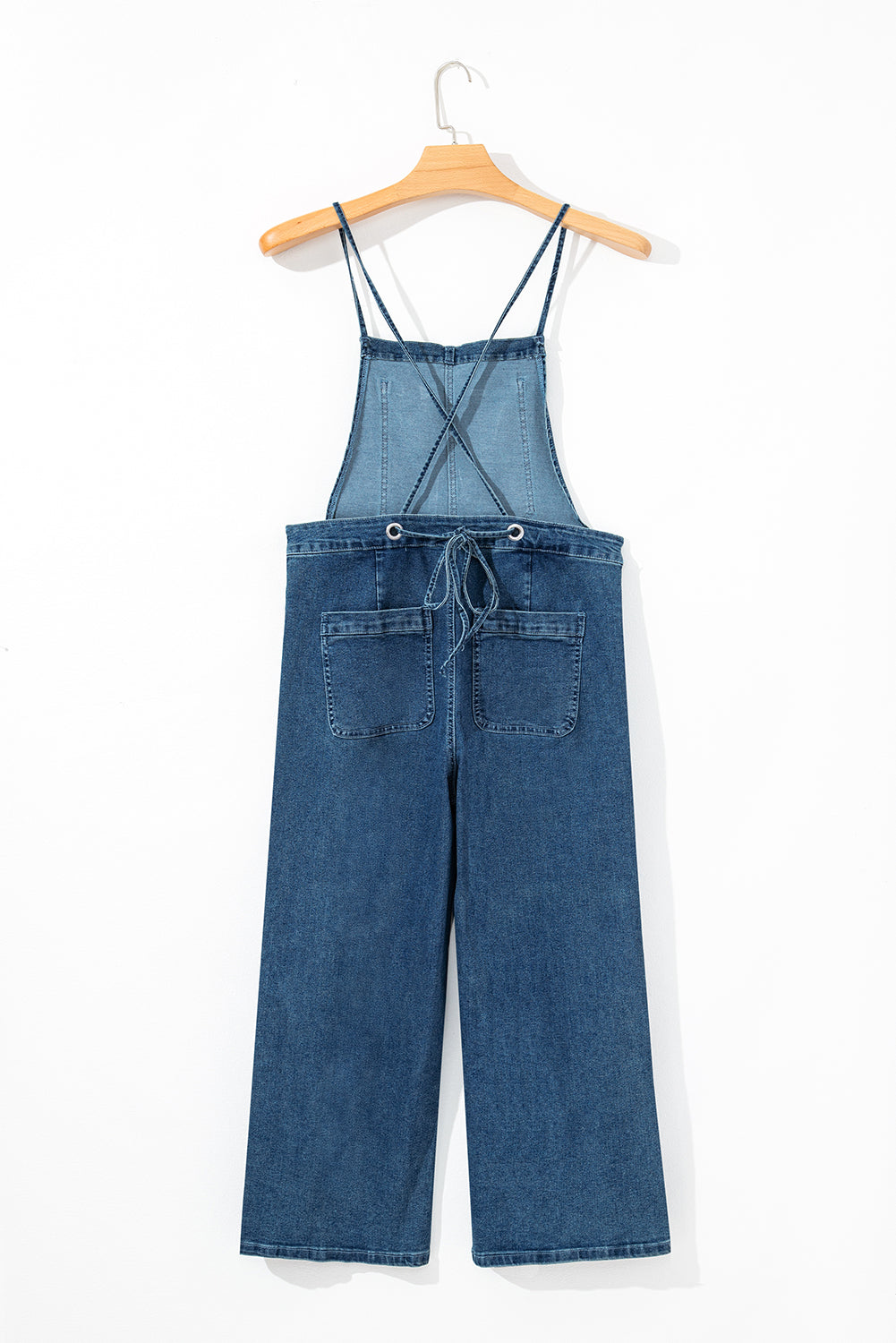 Maya Cropped Wide Leg Overalls