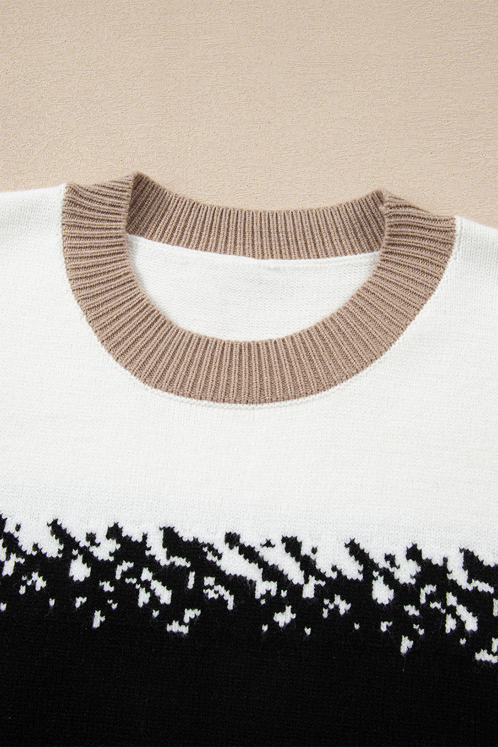 Sophia Pattern Drop Shoulder Sweater