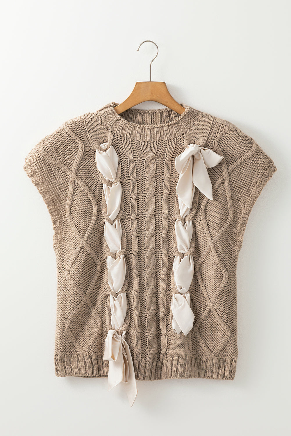 Emma Bowknot Short Sleeve Sweater