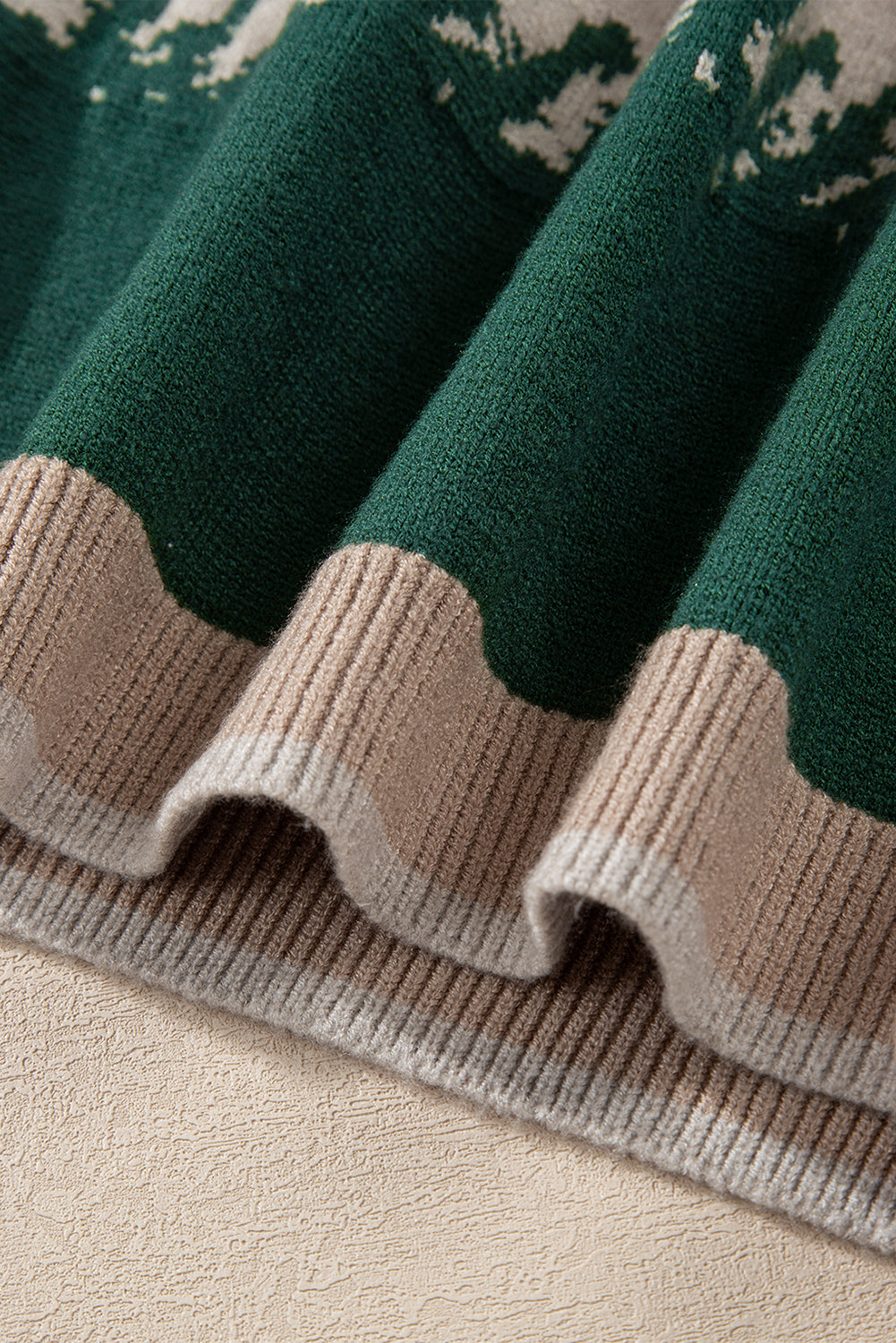 Sophia Pattern Drop Shoulder Sweater