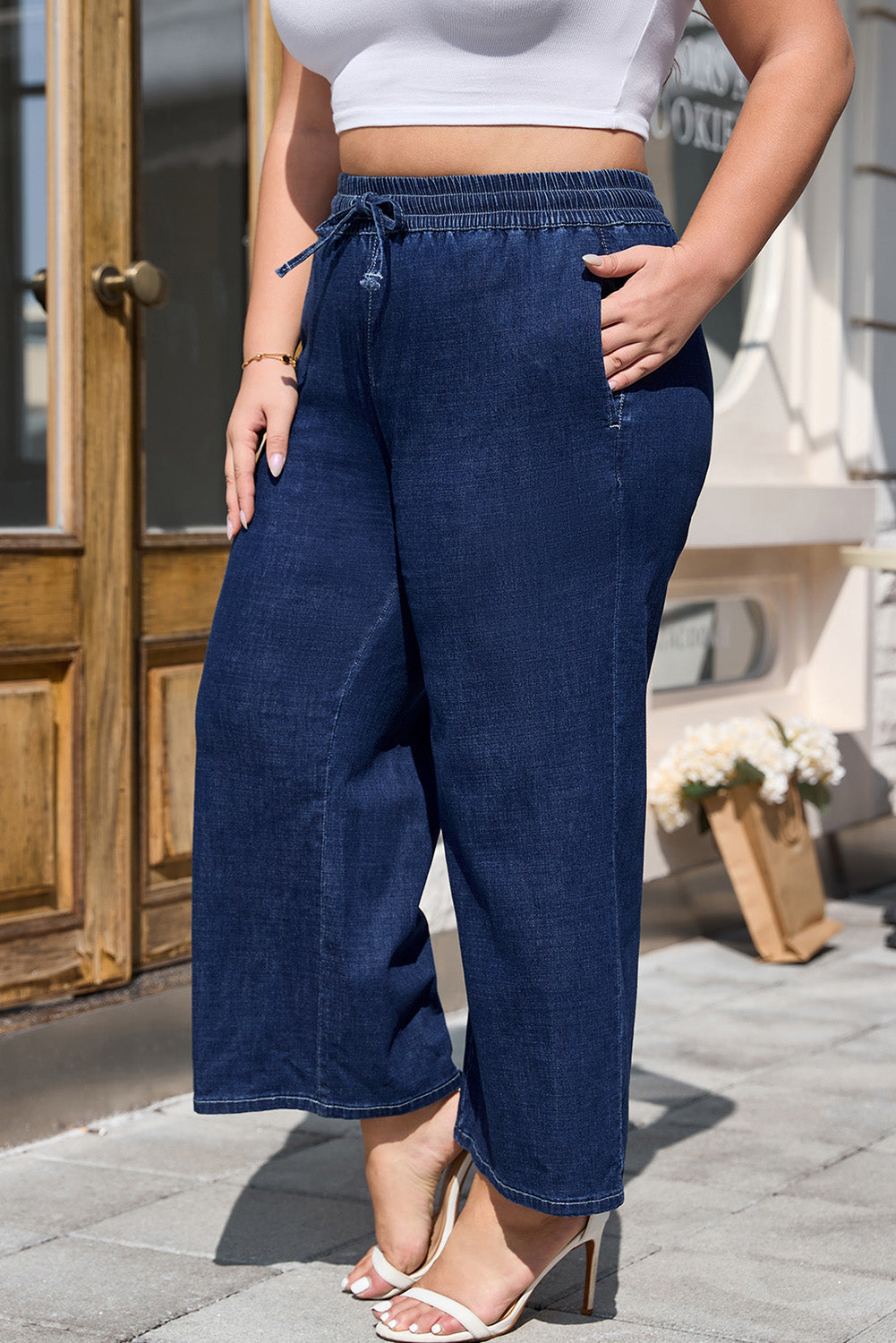 Analeia Wide Leg Casual PLUS Jeans