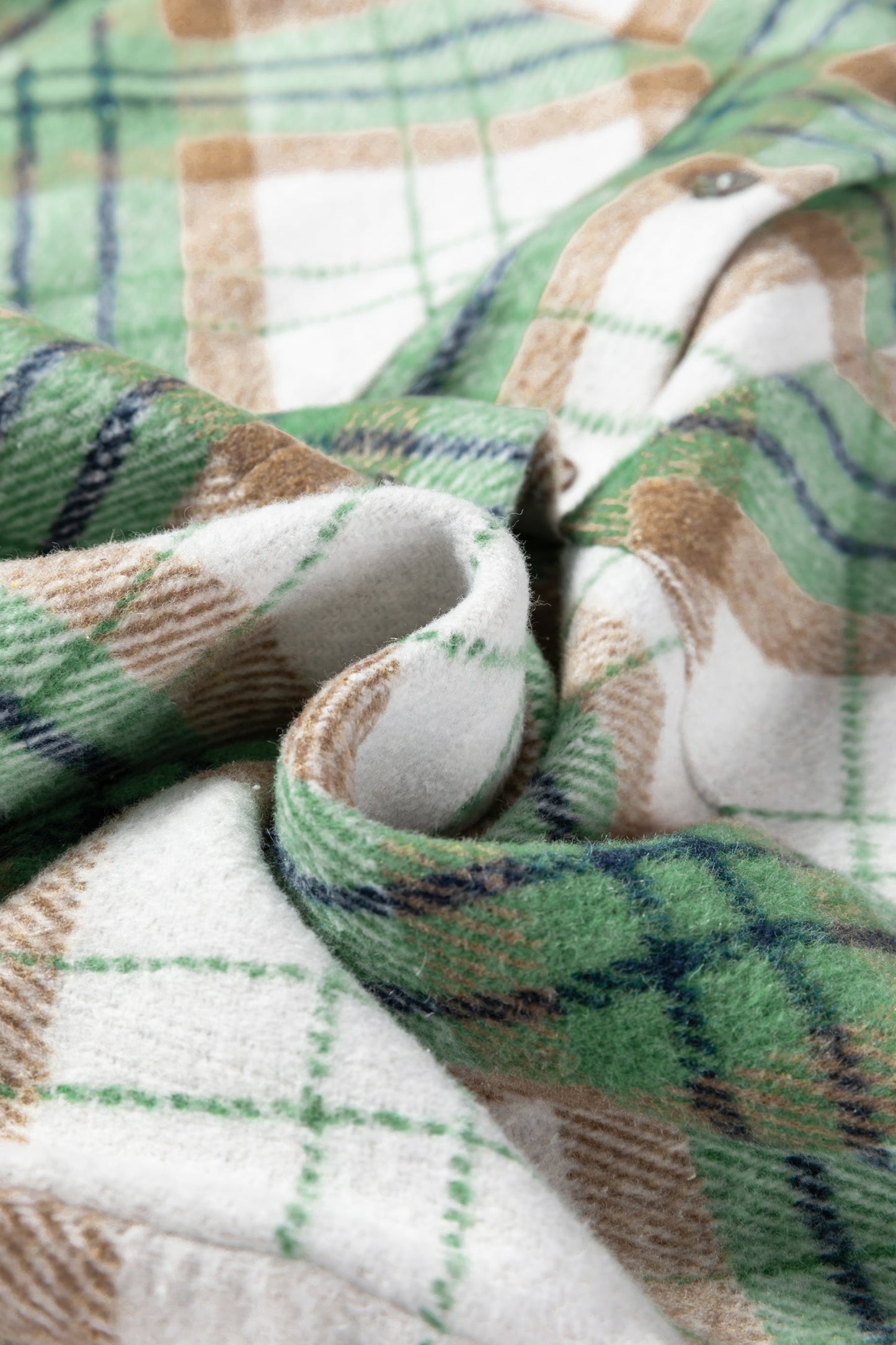 Abigail Plaid Casual Flannel Shacket