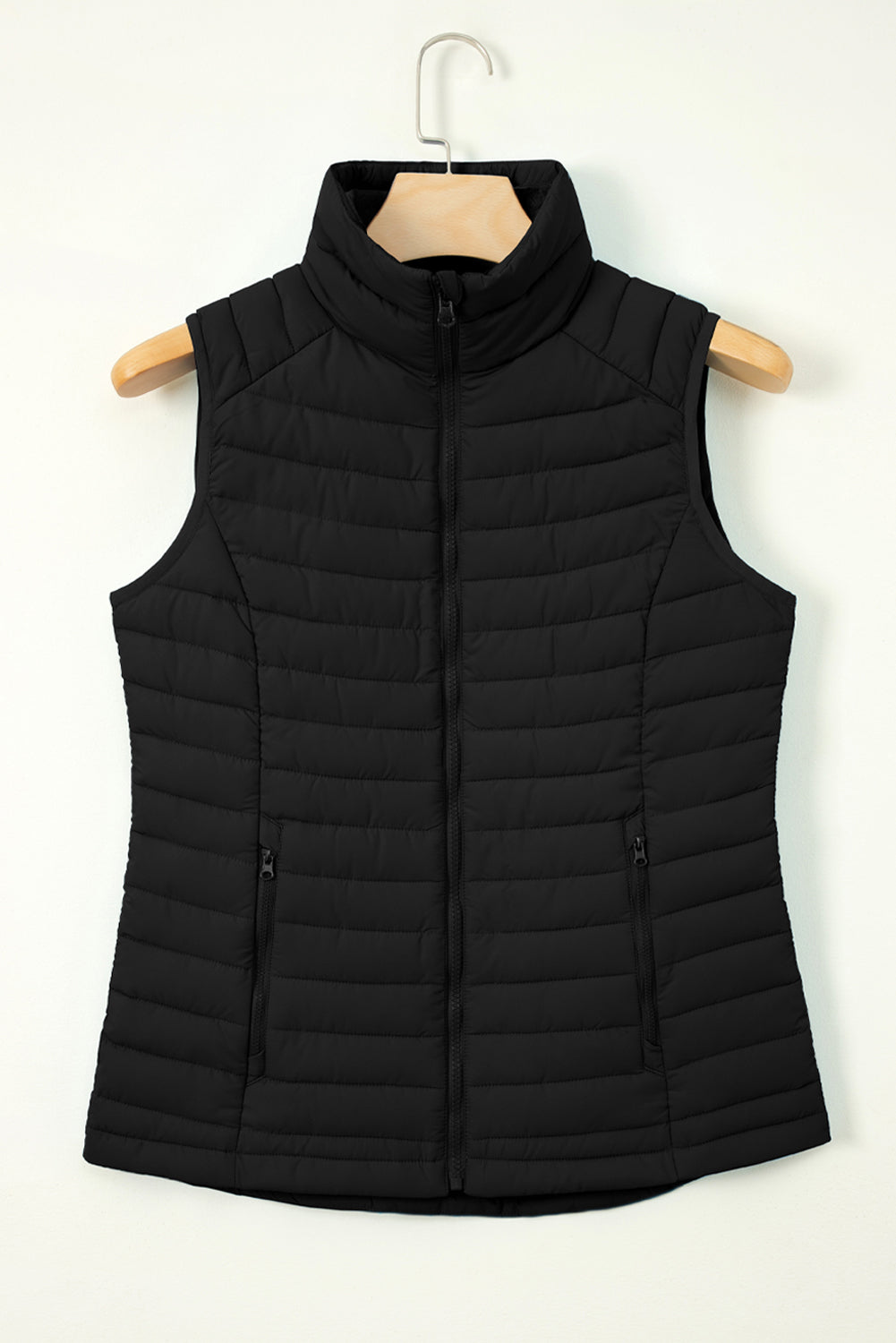 Harper Quilted Zipped Puffer Vest