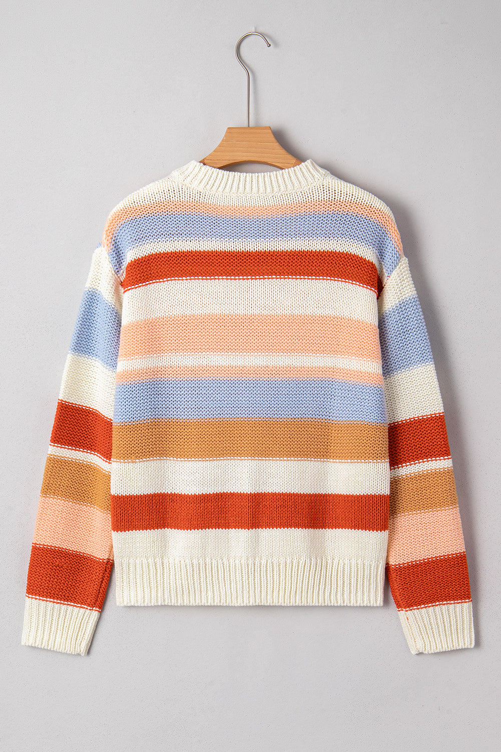 Oragita Colorblock Drop Shoulder Sweater