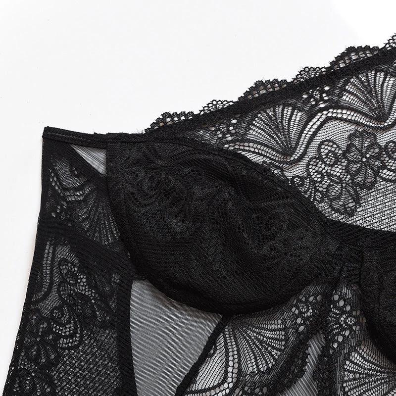 One-Shoulder Lace Bodysuit