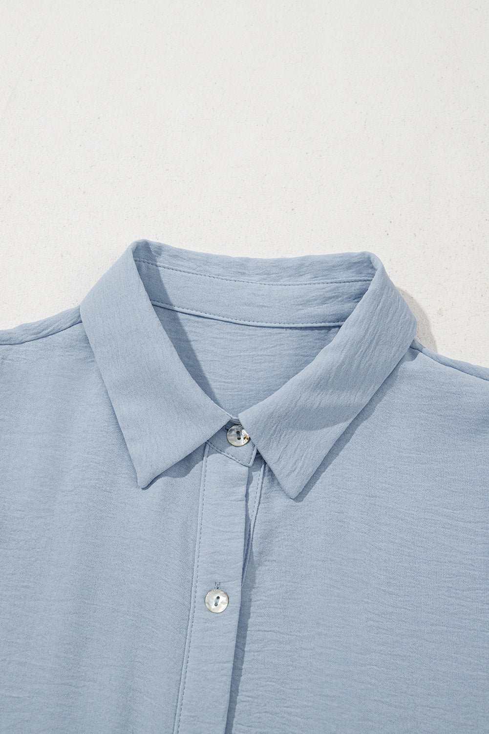 Arya Shirt Collar Button Up Puff Sleeve Tiered Dress